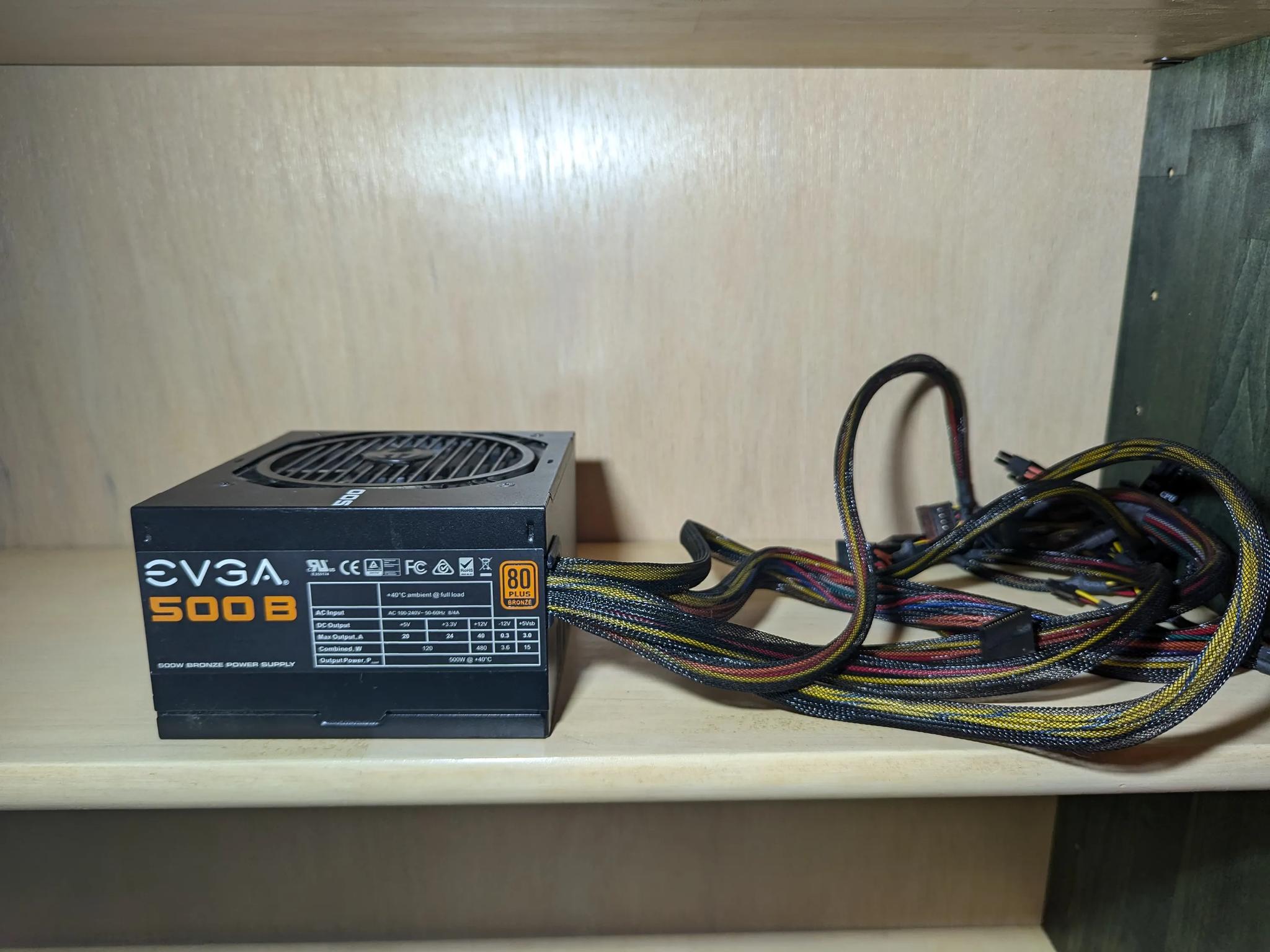EVGA 500W B - 80+ Bronze