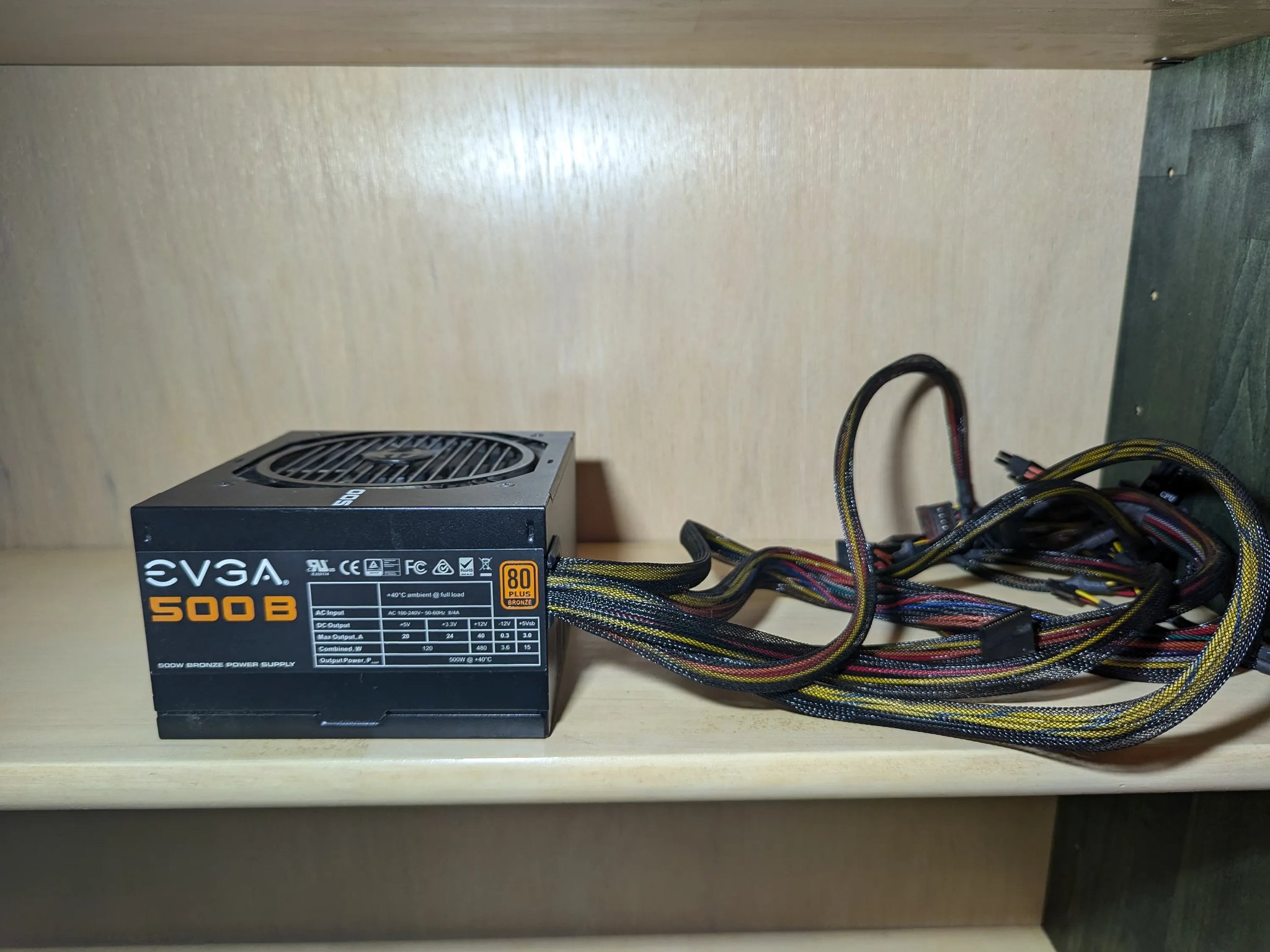 EVGA 500W B - 80+ Bronze
