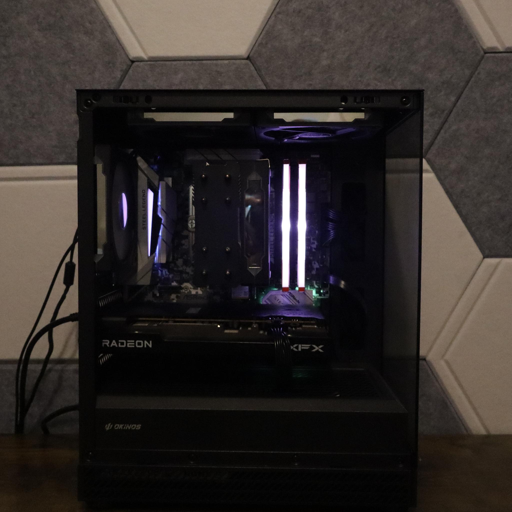 Radeon RX 6650 XT Custom Gaming PC - Ryzen 5 5600X, 16GB RAM, 512GB NVMe SSD - Windows 11 + wifi