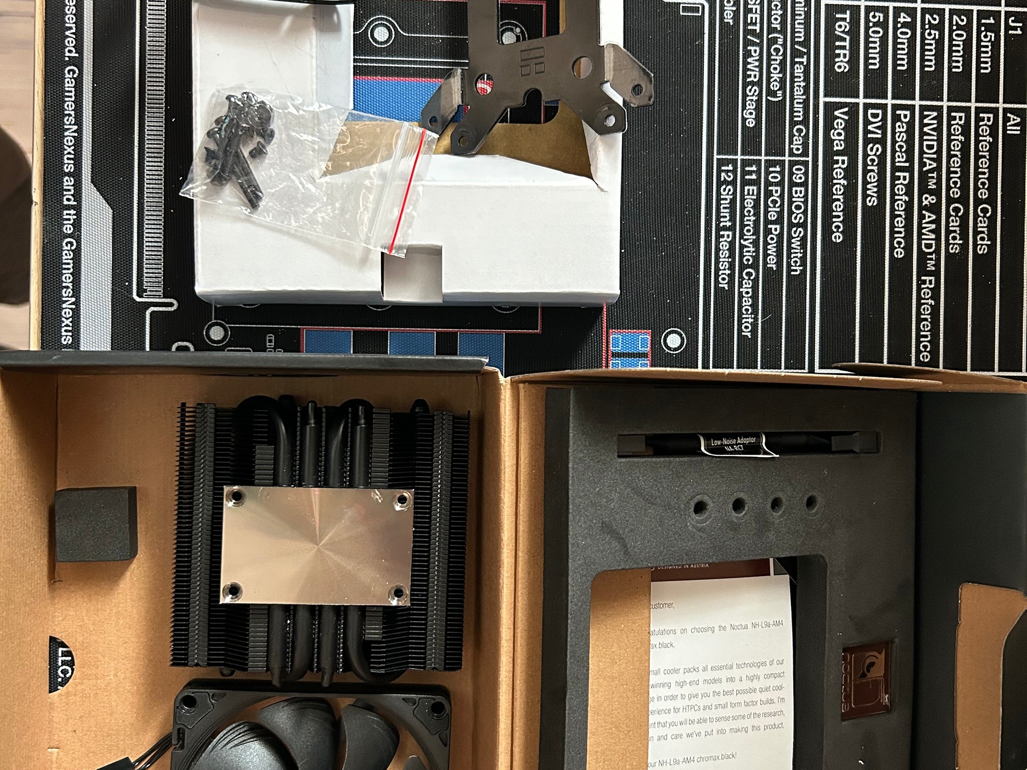 Used Noctua Chromax Black Low Profile NH-L9A-AM4