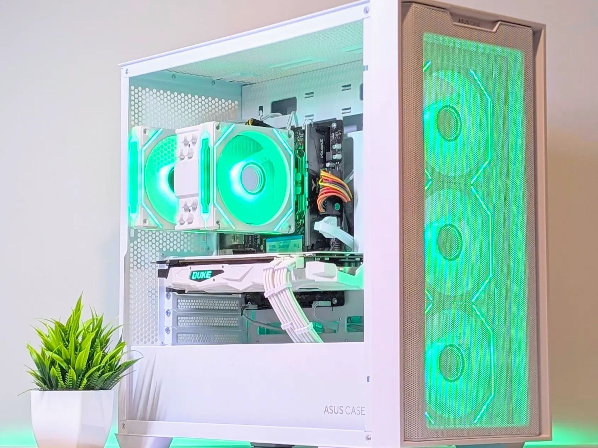 BUDGET 1080P BEAST | ARGB | 16GB RAM | RYZEN 5 | 1TB NVME SSD | GTX 1080 | WIN 11 | WHITE CUSTOM PC