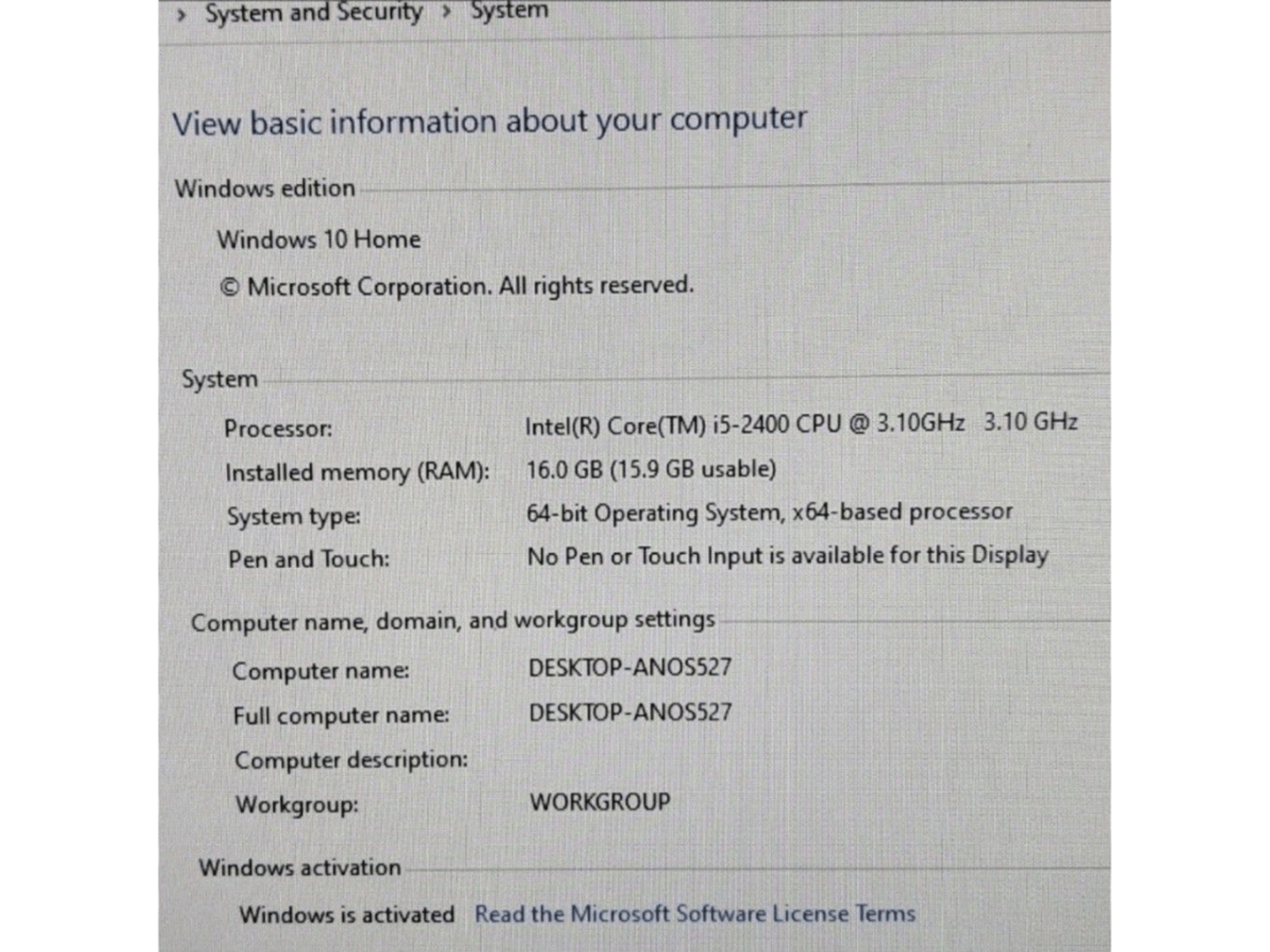 Intel i5 Quad Core 16GB RAM 240GB SSD DELL Optiplex 790 Computer Windows 10
