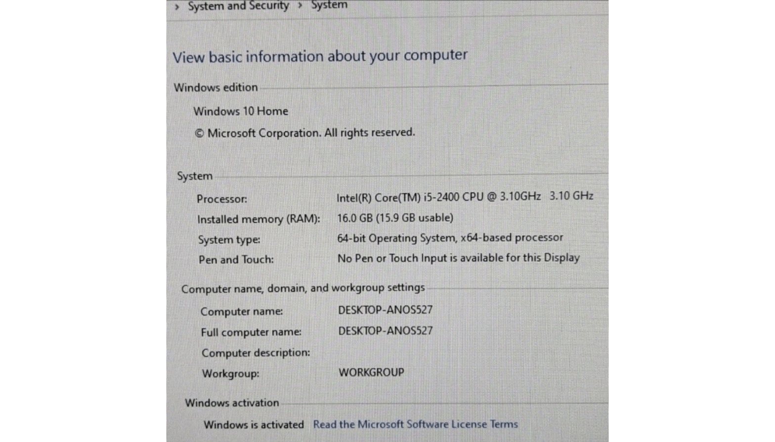 Intel i5 Quad Core 16GB RAM 240GB SSD DELL Optiplex 790 Computer Windows 10