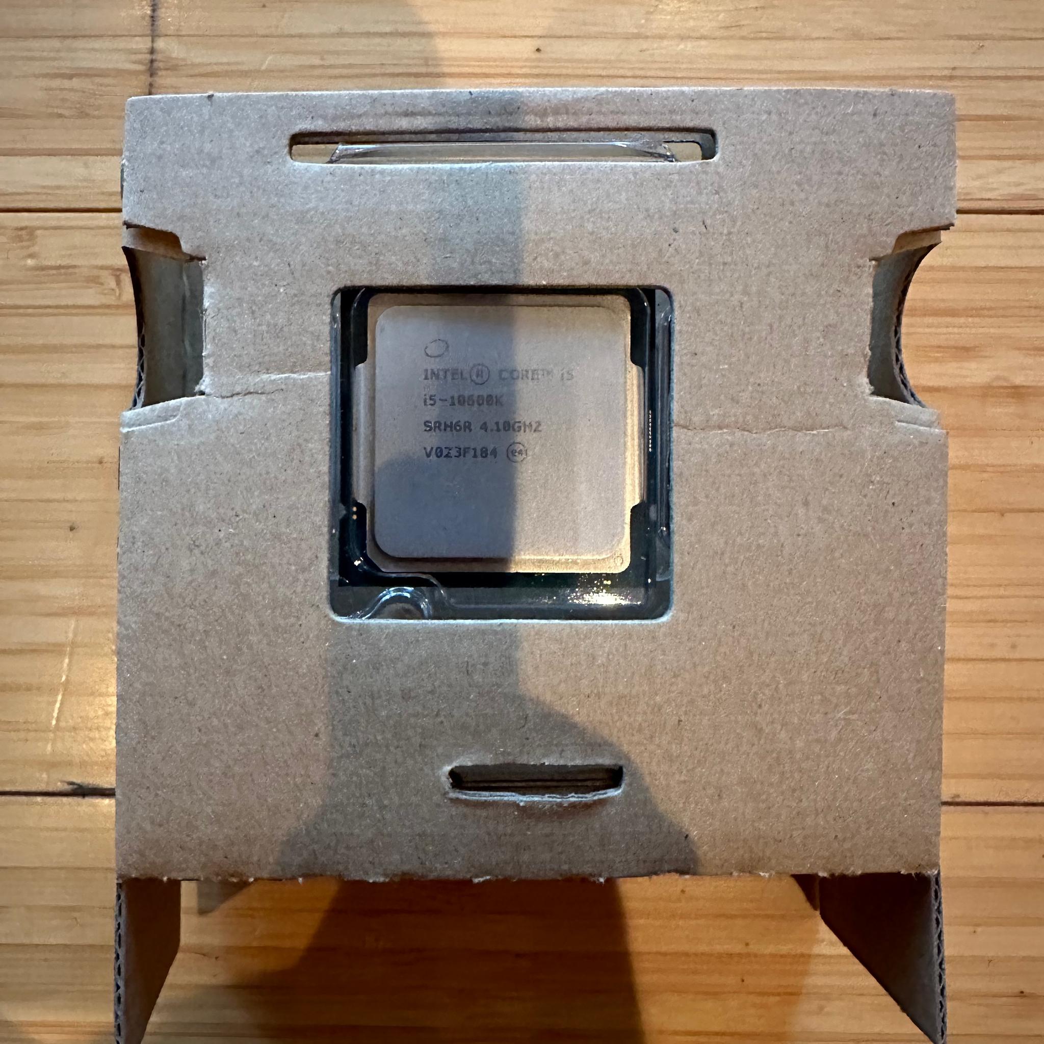 10th Gen Intel Core i5-10600K 4.1 GHz (Lightly Used, In Box)
