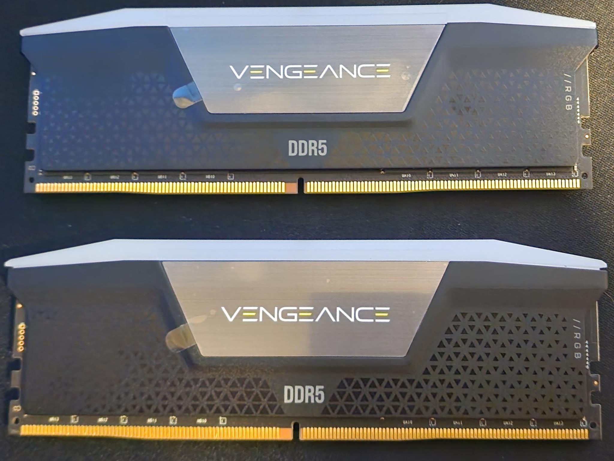 Corsair VENGEANCE RGB 64GB (2x32GB) DDR5 DRAM 6000MT/s