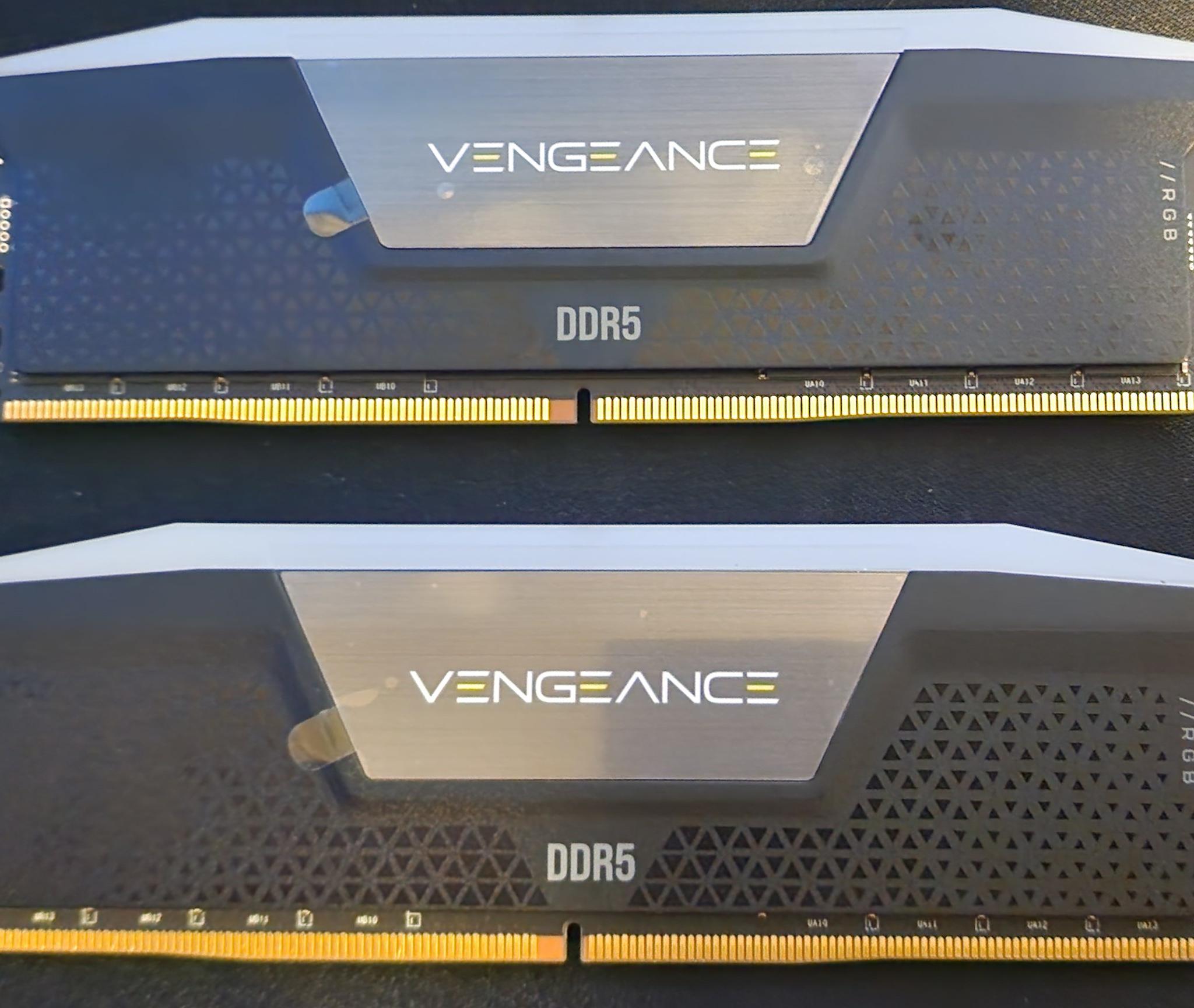 Corsair VENGEANCE RGB 64GB (2x32GB) DDR5 DRAM 6000MT/s