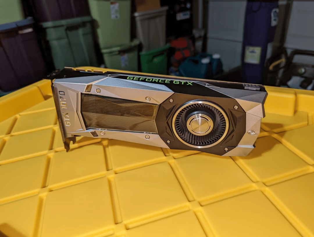 Used Nvidia GeForce GTX 1070 8 GB
