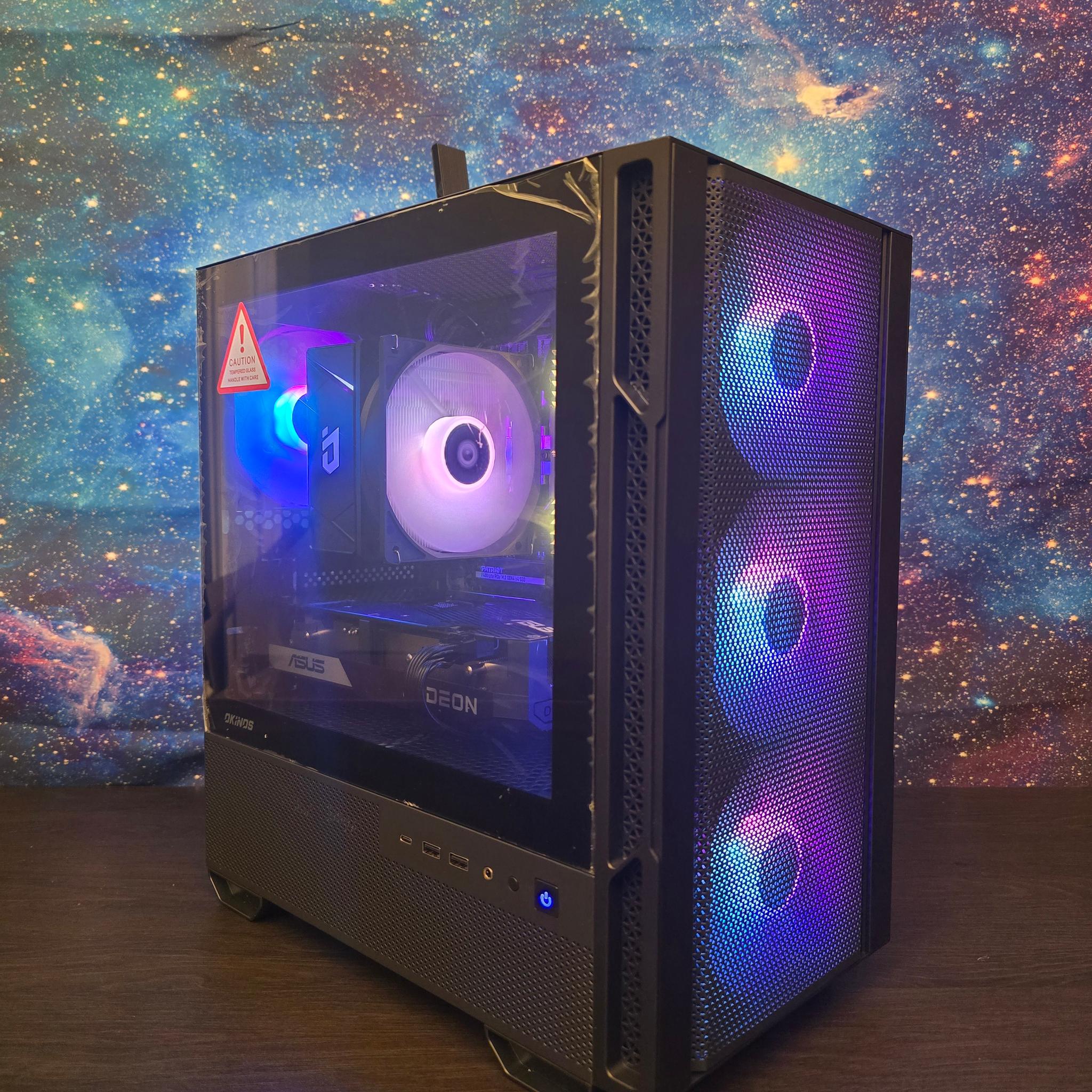 MID LEVEL 1080P PC | RX 6600 8GB | Ryzen 5 5500 | B550M | 16GB DDR4
