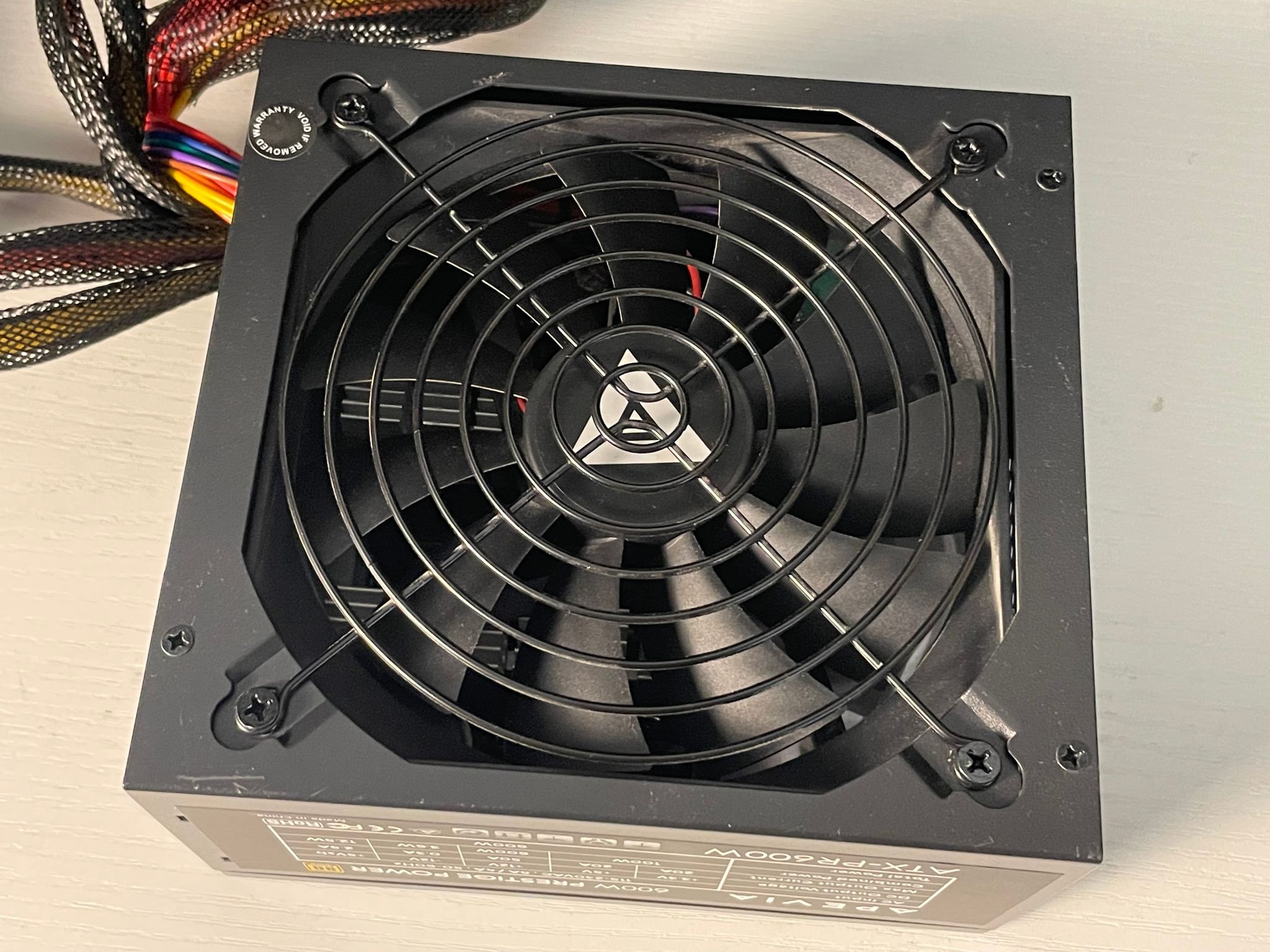 Apevia 600W Prestige Power 80 Plus Gold Rated Power Supply | Free Shipping