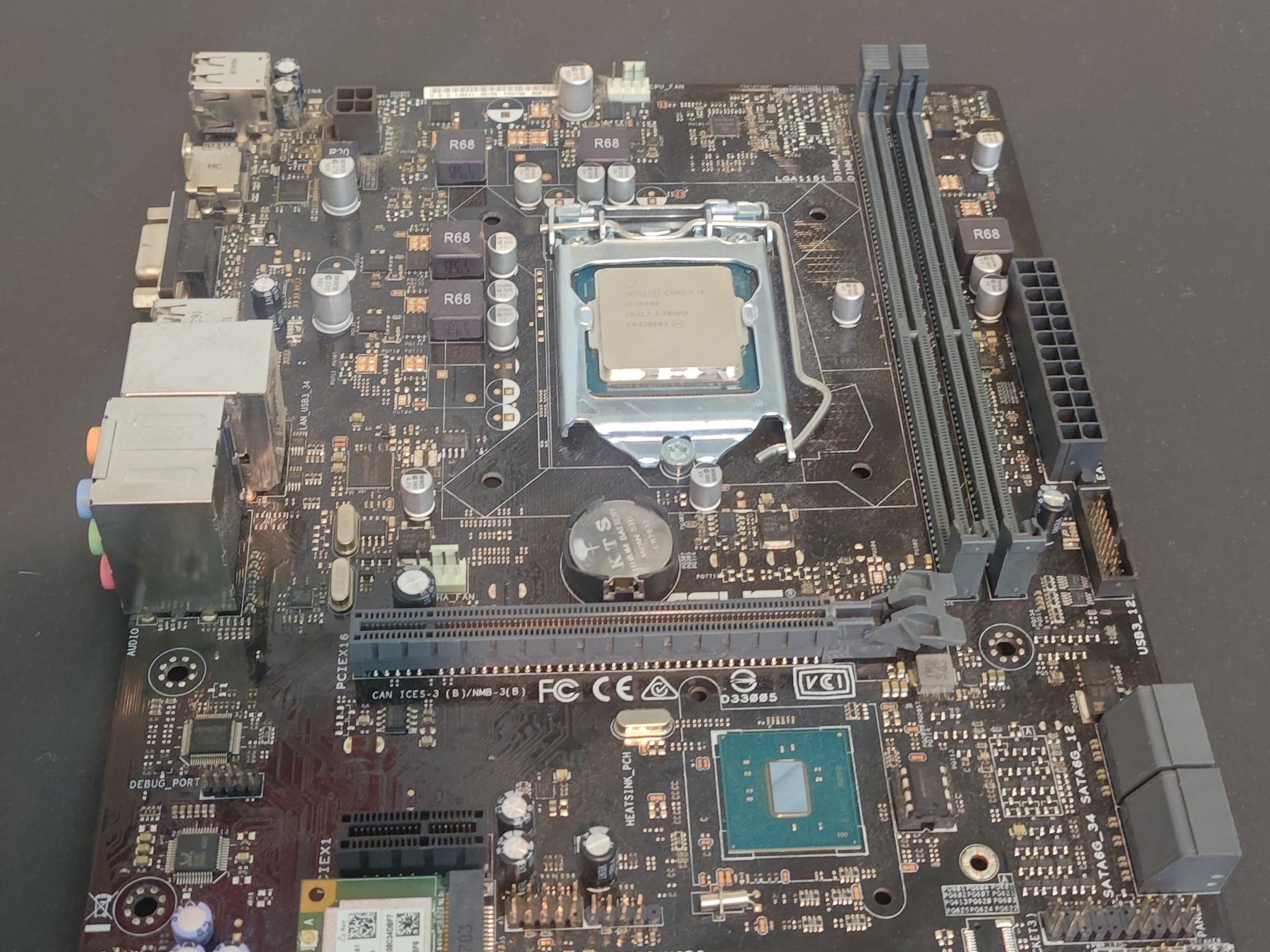 ASUS H110 Motherboard + Intel CPU Bundle