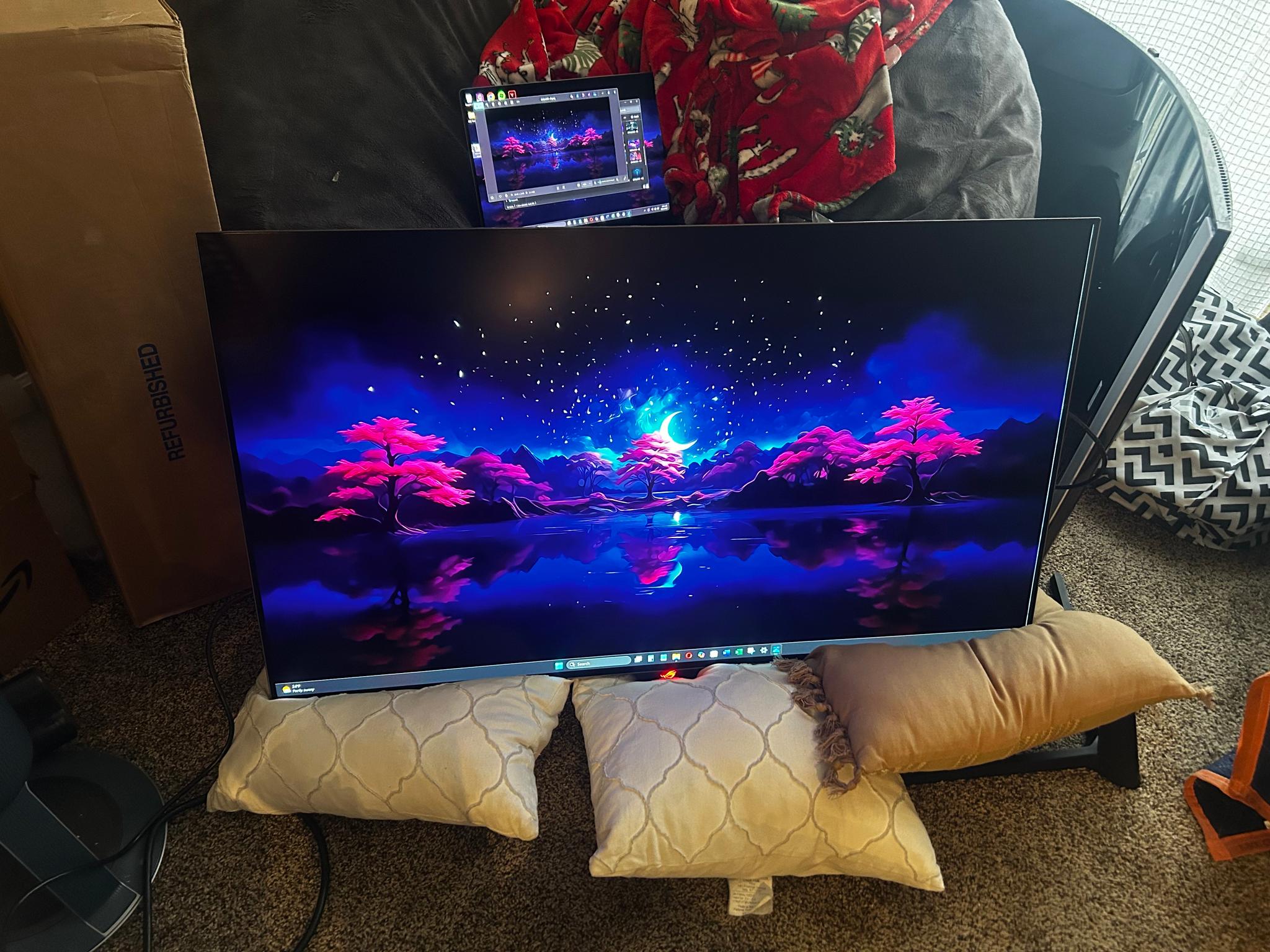 ASUS ROG 48” OLED Gaming Monitor - 4K Resolution (3840x2160) - 138hz Refresh Rate (PG48UQ)