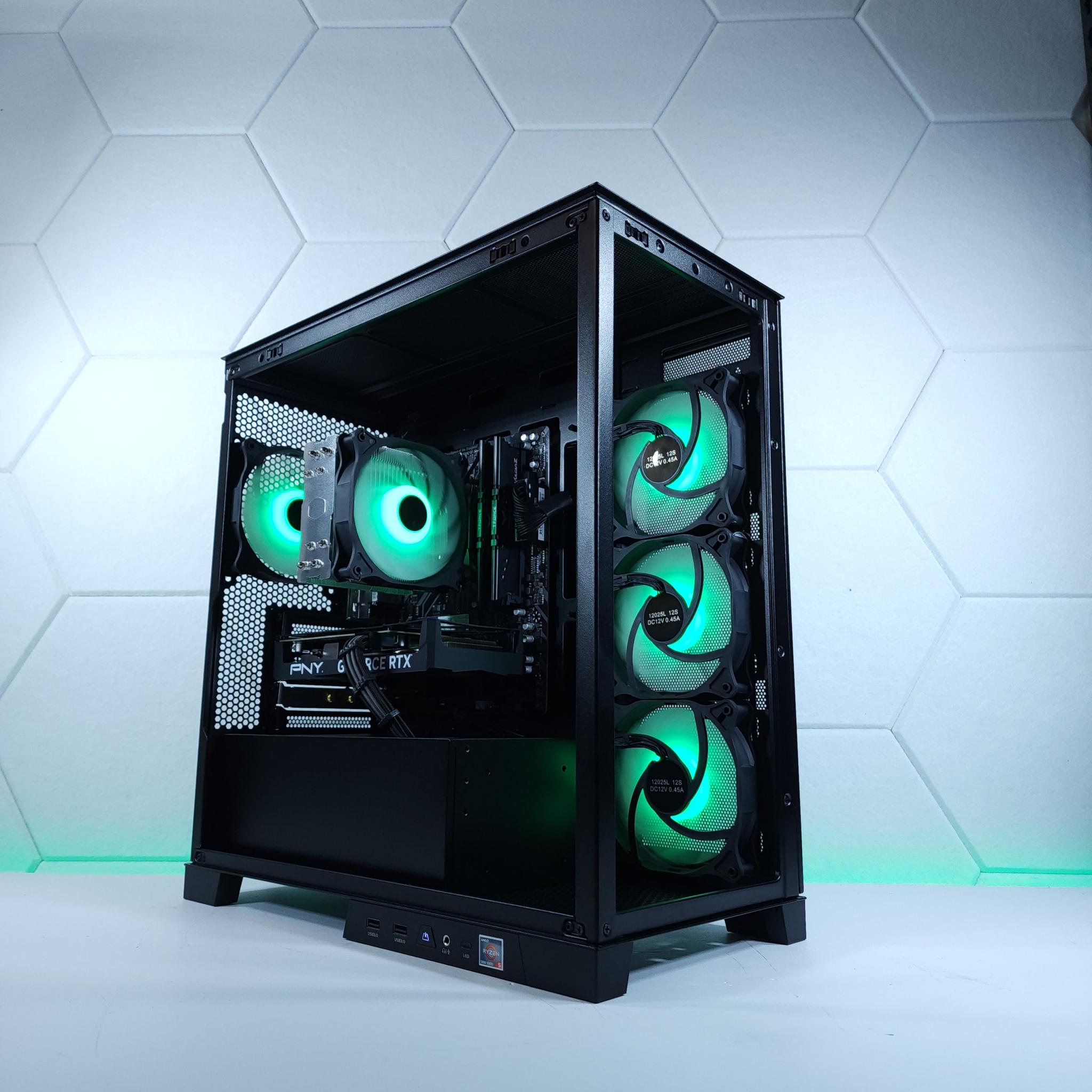 💚RTX 4060●Ryzen 5 5600GT●1TB M.2 SSD●16GB 3200MHz●1080p Gaming Computer