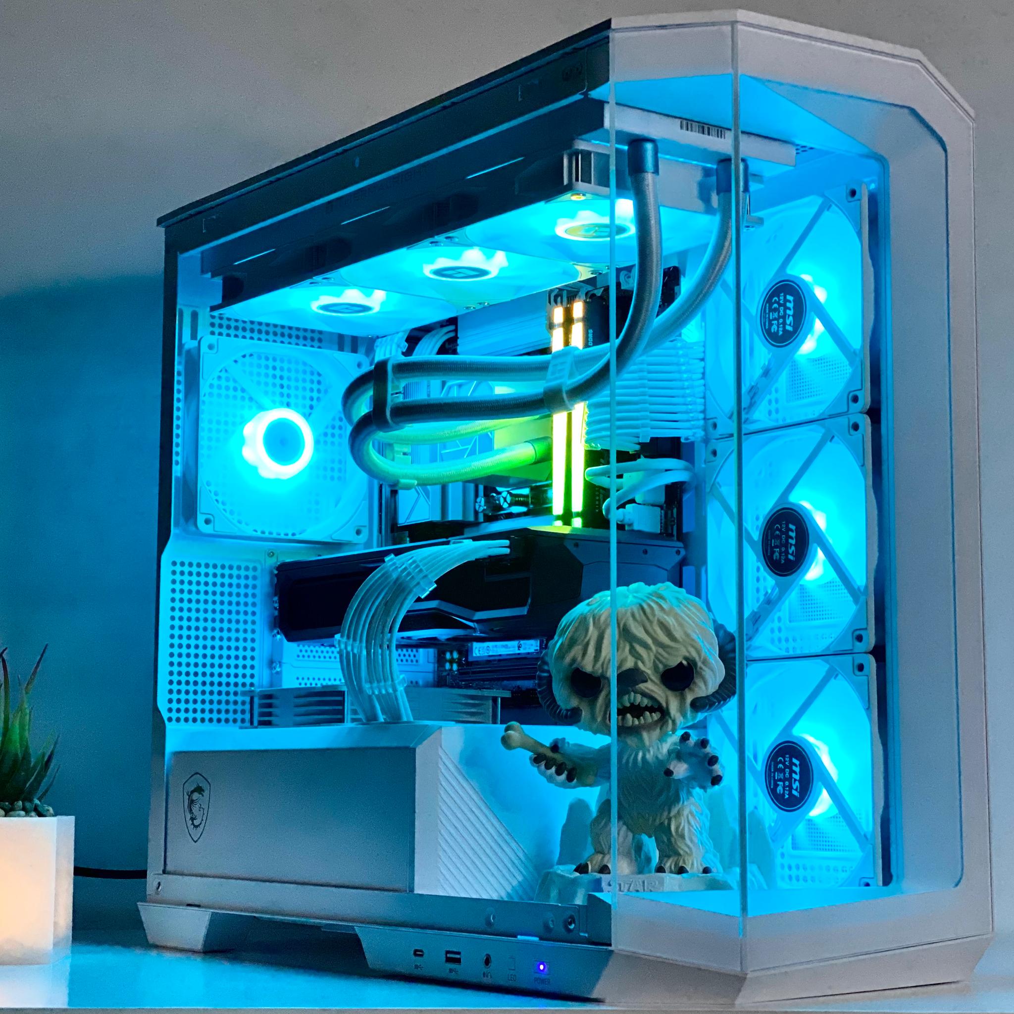 ❄️🥶-I7-Liquid-Cooled Pro Gaming Beast⚪️RX 7900XT 20GB ⚪️32GB RAM⚪️2TB NVMe M.2⚪️ Windows 11 Pro