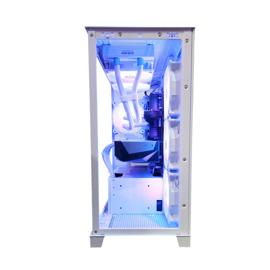 ❄️Polar Ice🧊: RTX 3080 | Ryzen 5600 | 32GB DDR4 RAM | 1TB SSD | 6 RGB Fans | White Gaming PC