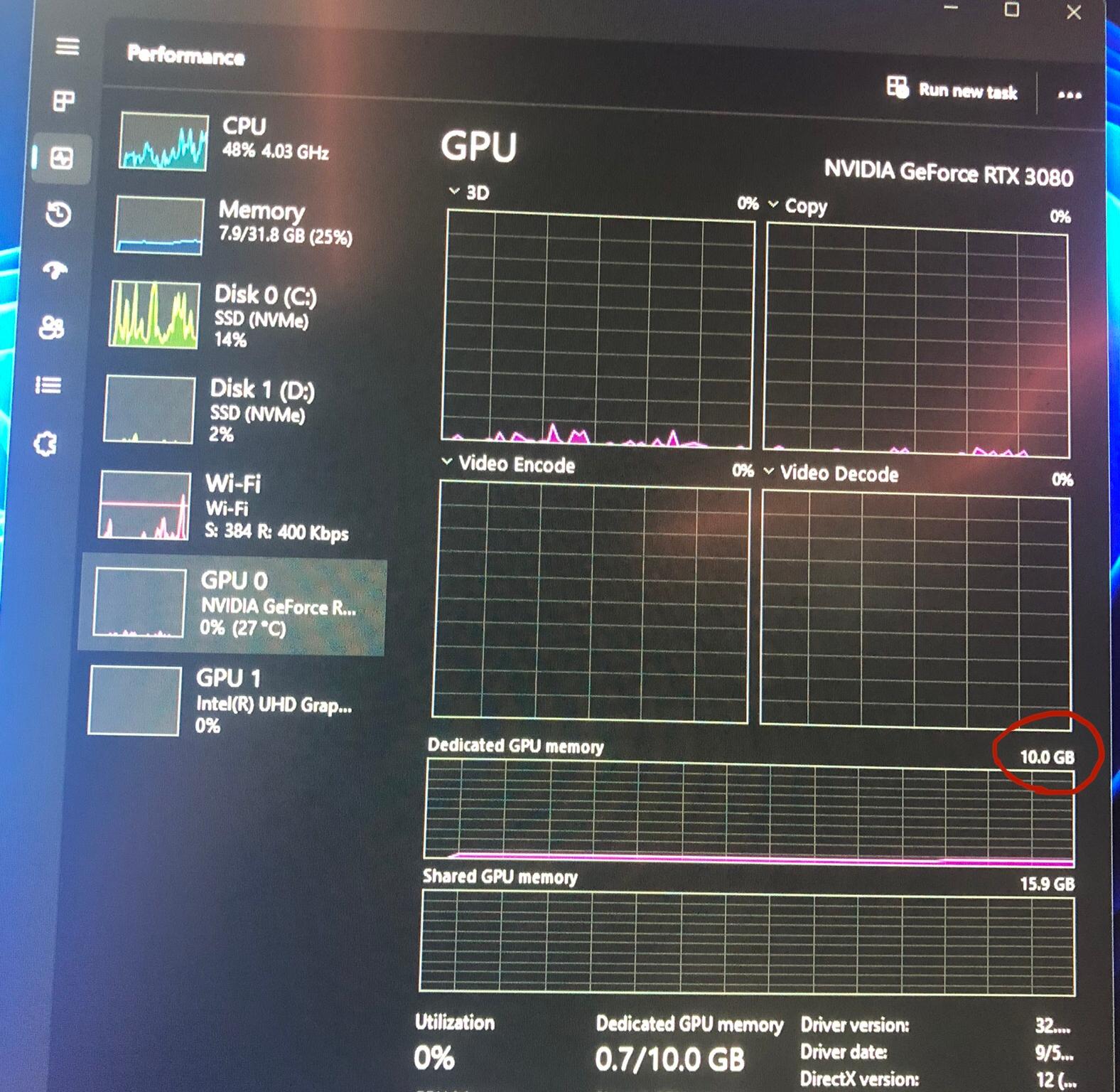 3080 10gb Nvidia RTX Zotac trinity OC (offers accepted!!)