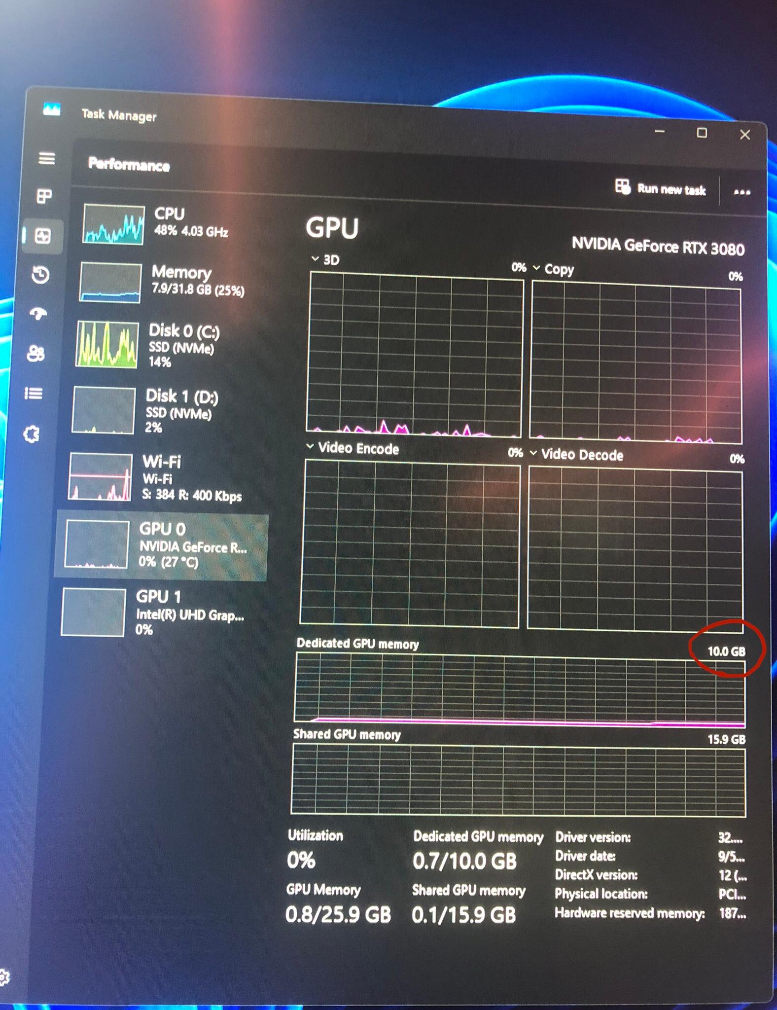 3080 10gb Nvidia RTX Zotac trinity OC (offers accepted!!)
