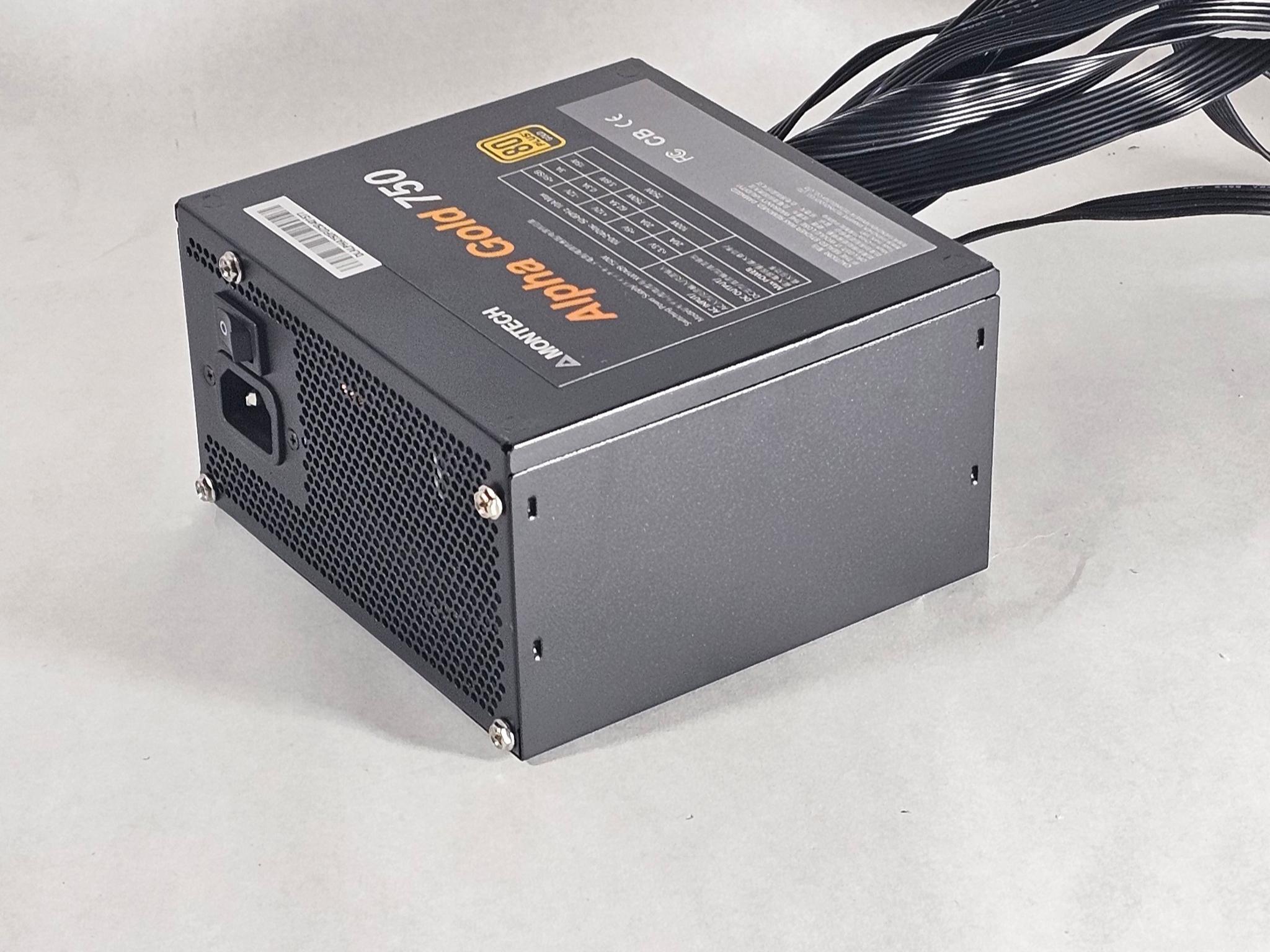 750 Watt PSU Montech Alpha Gold 750W Power Supply