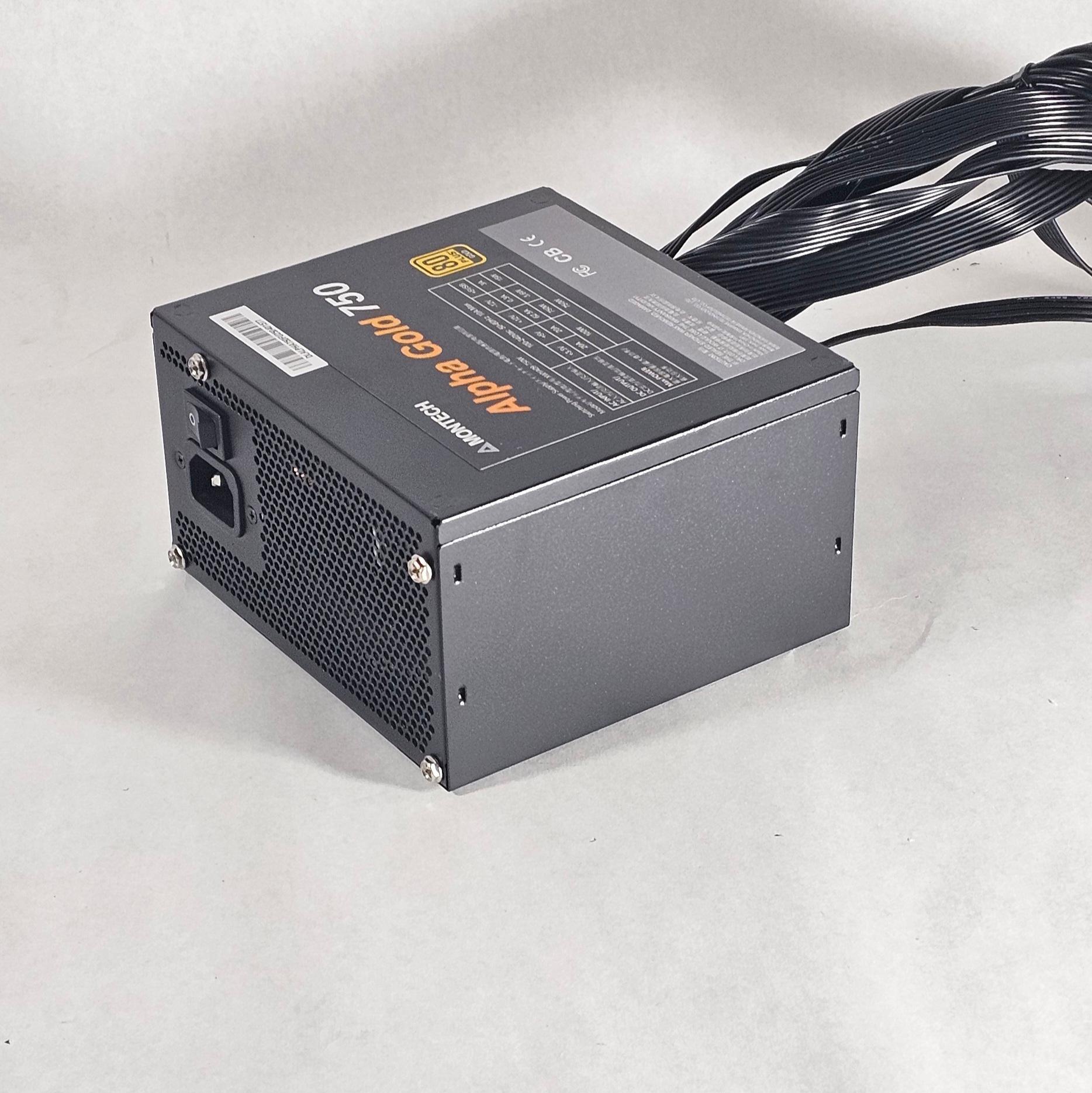 750 Watt PSU Montech Alpha Gold 750W Power Supply