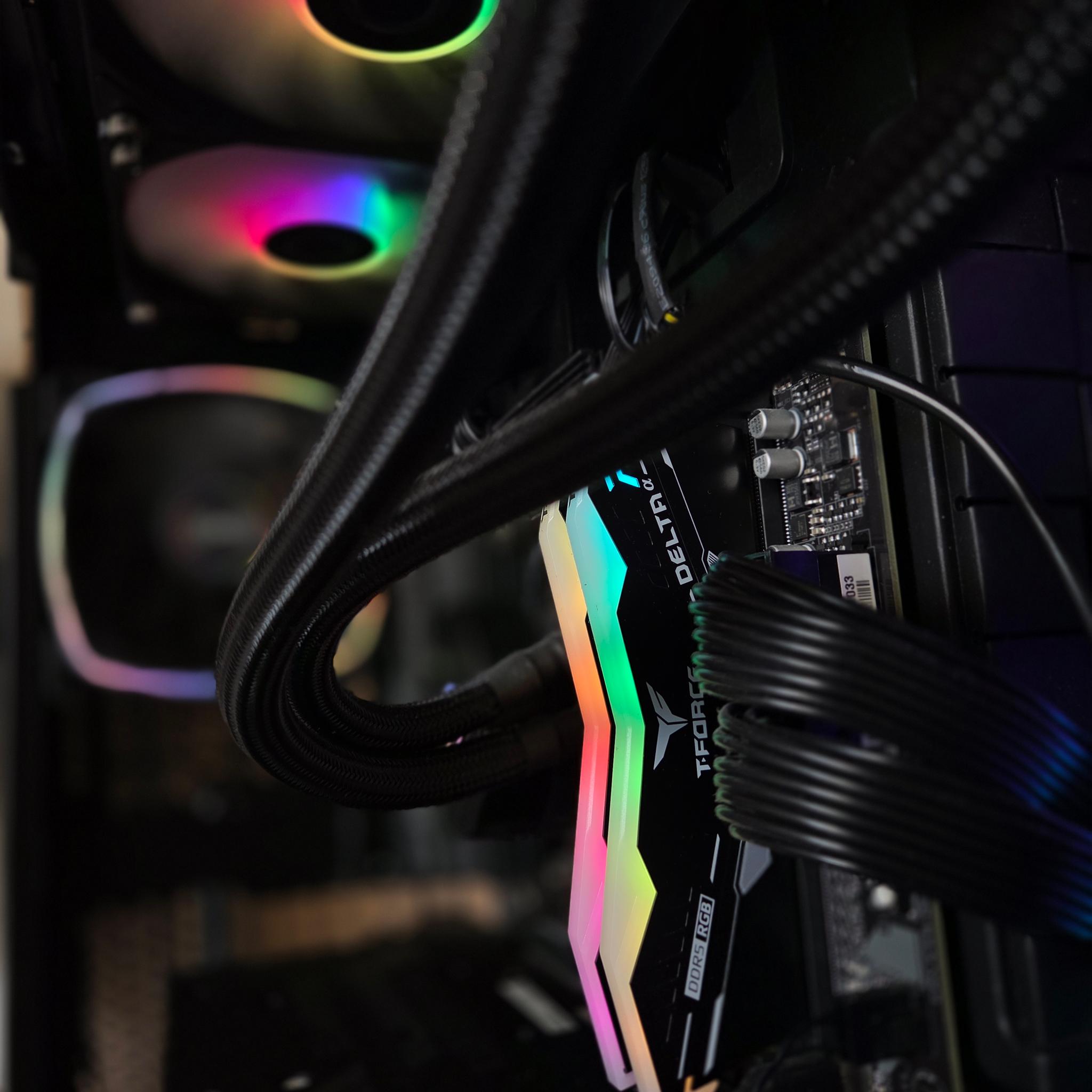 💻 RTX 4070 Gaming PC 💻| lian Li | Ryzen 5 7600X | DDR5 | 32GB RAM | LCD Fans | WiFI
