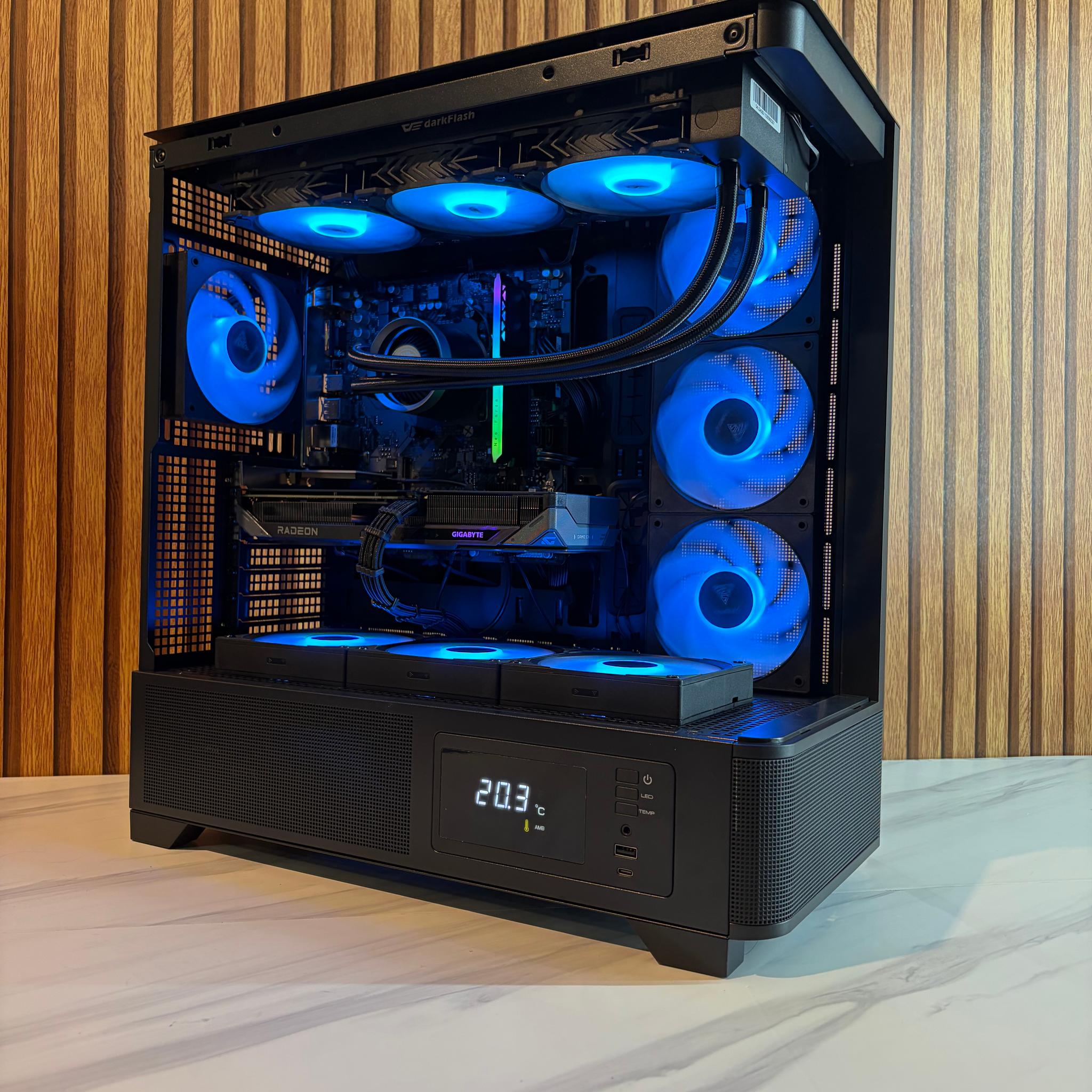 9060XT 16GB | RYZEN 5 9600X  | 16GB DDR5 | 650W | 360MM