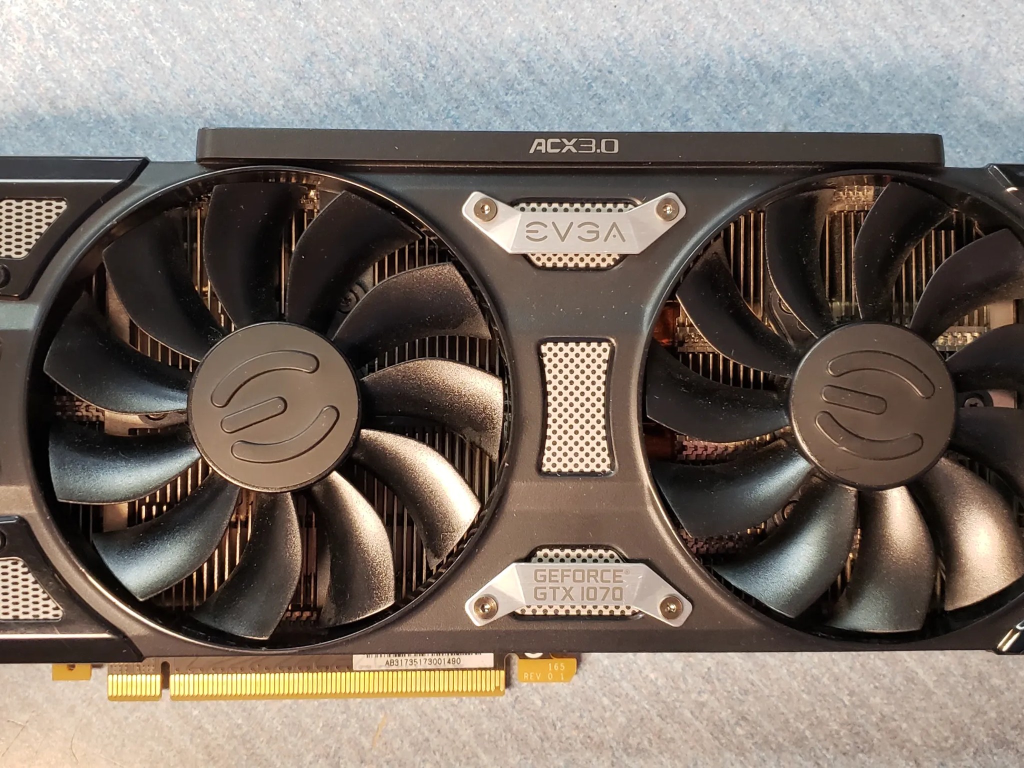 EVGA GTX 1070 SC graphics card.