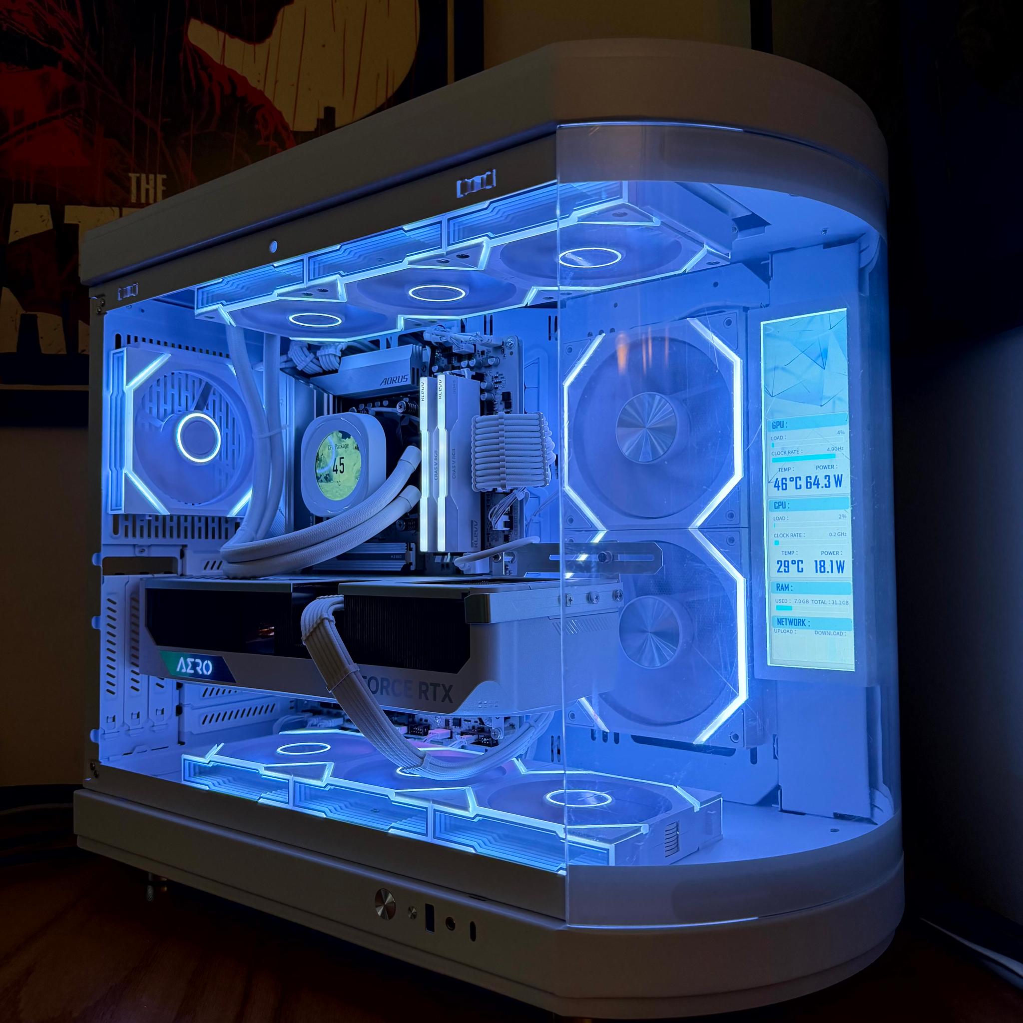 Aurskriða - RTX 4080 Super OC | Ryzen 9 7900x3d | 32GB RAM @6400 | 3TB Total NVME | 1200W Gold
