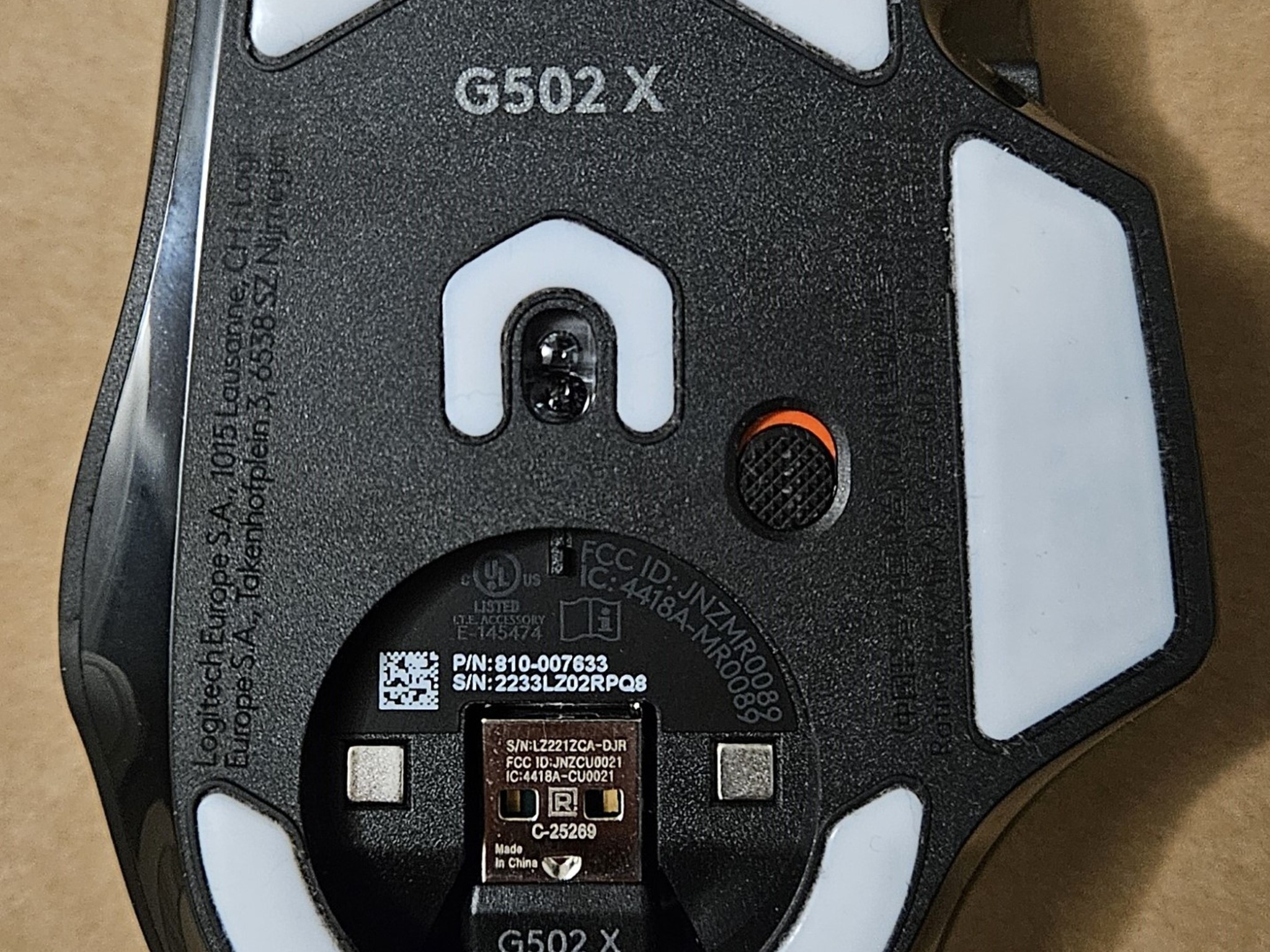 Logitech G502 X Plus Wireless RGB Gaming Mouse - Used - In good condition