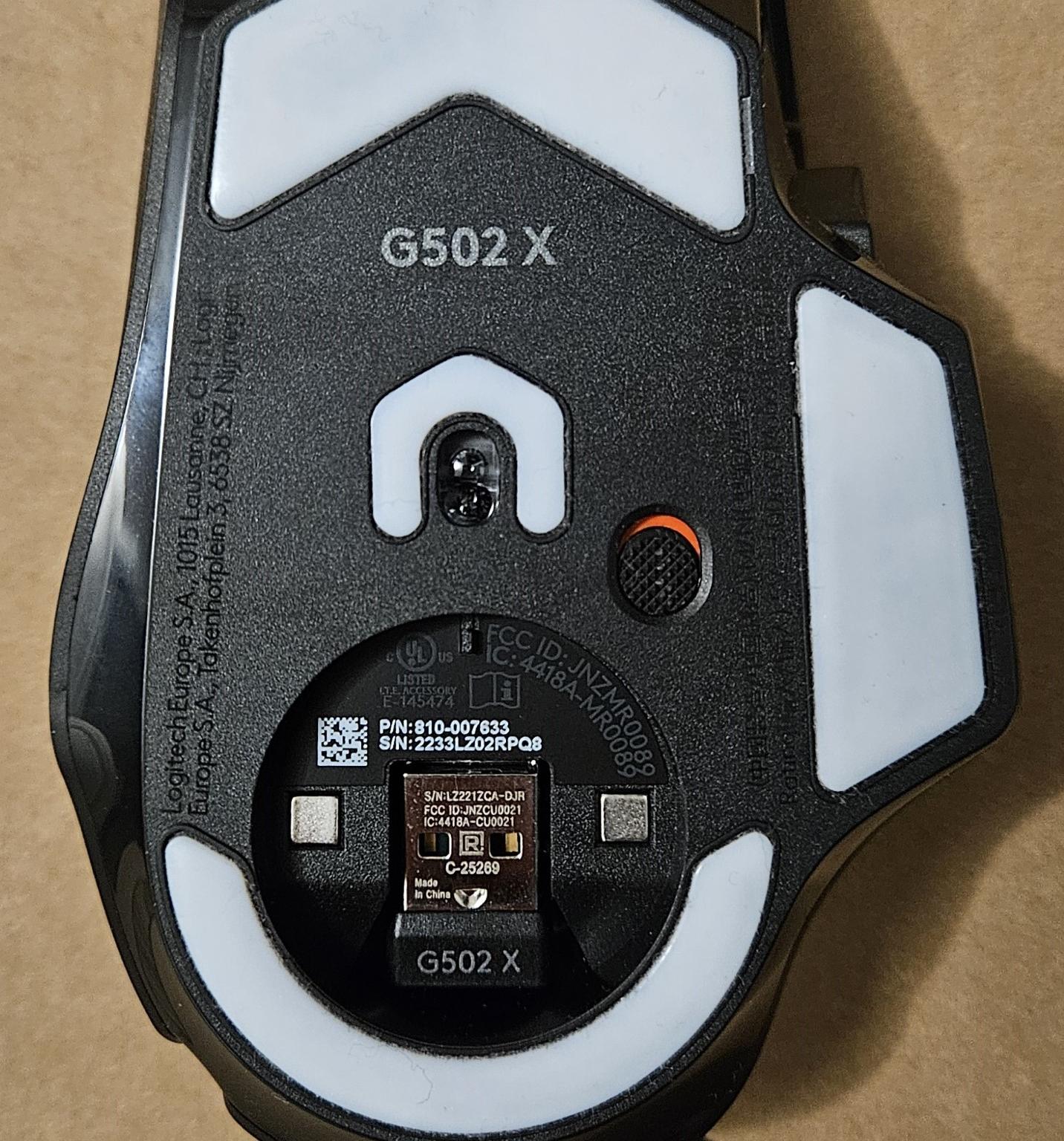 Logitech G502 X Plus Wireless RGB Gaming Mouse - Used - In good condition