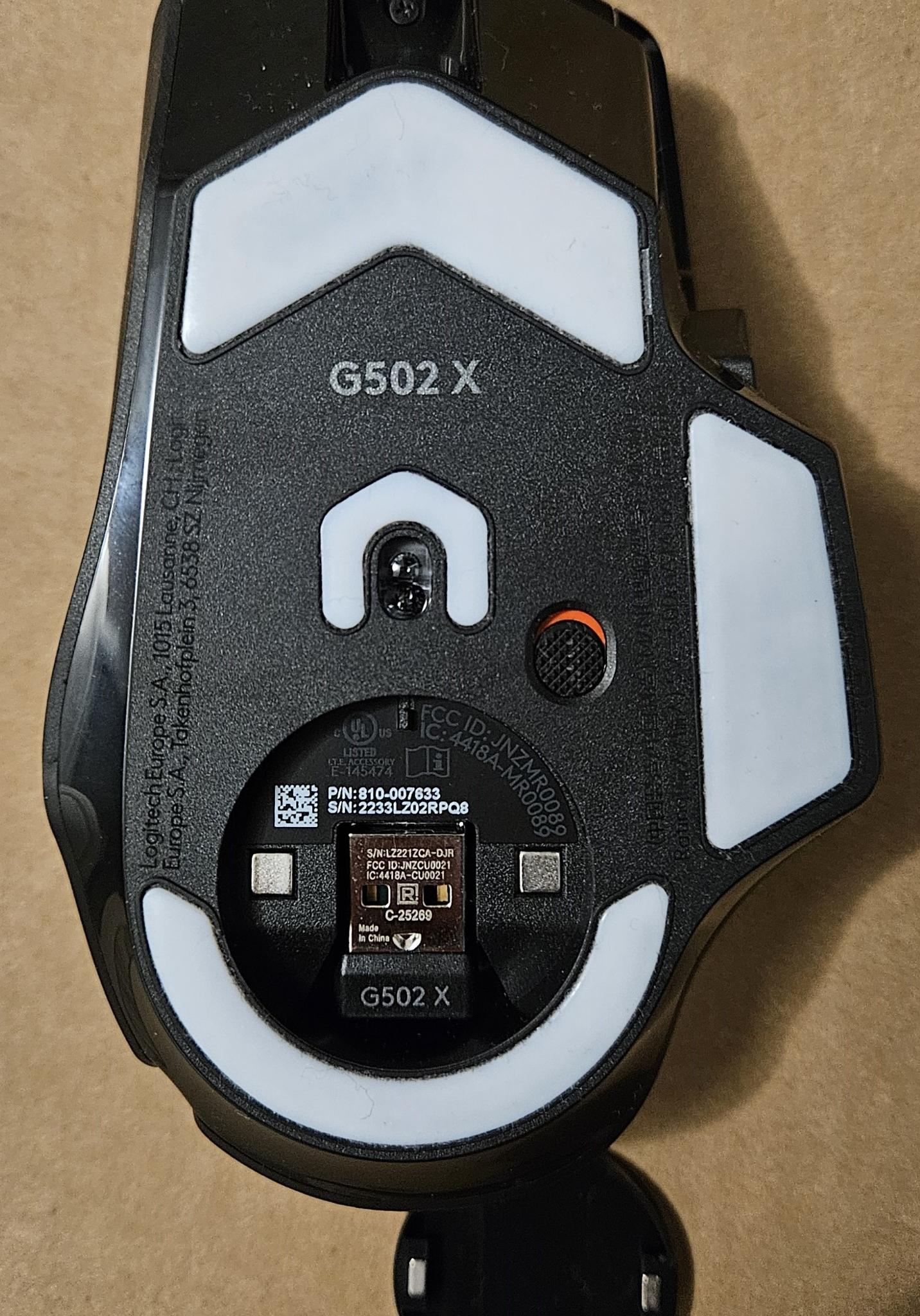 Logitech G502 X Plus Wireless RGB Gaming Mouse - Used - In good condition