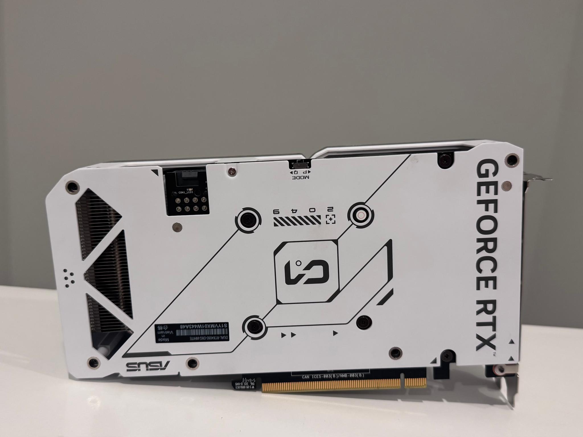 ASUS Dual-RTX4060-O8G-WHITE