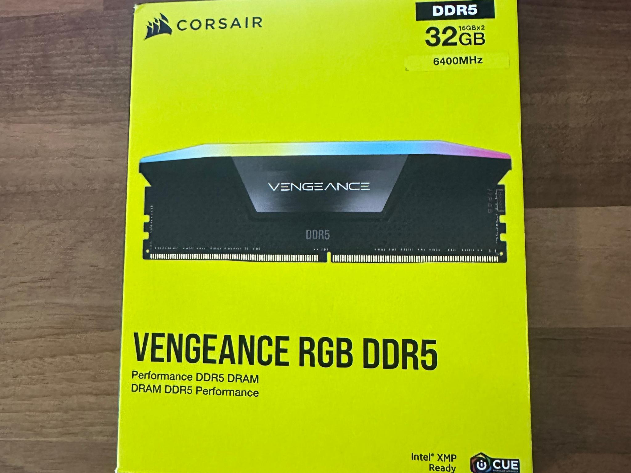 Corsair Vengeance RGB DDR5 32Gb 6400mhz