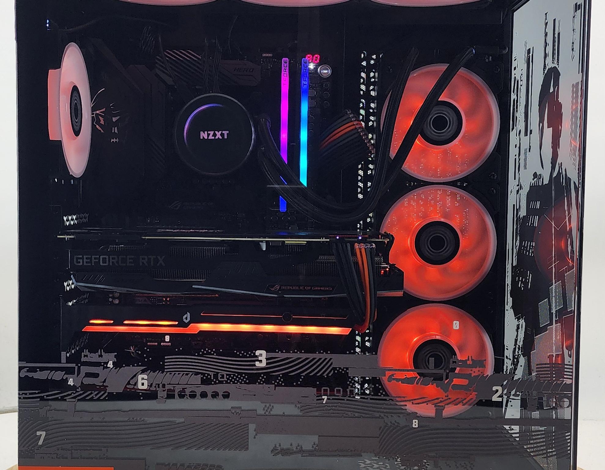 Gaming PC i7-8086K 16GB RAM 1TB SSD RTX 2080 Ti 11GB Windows 11 Computer