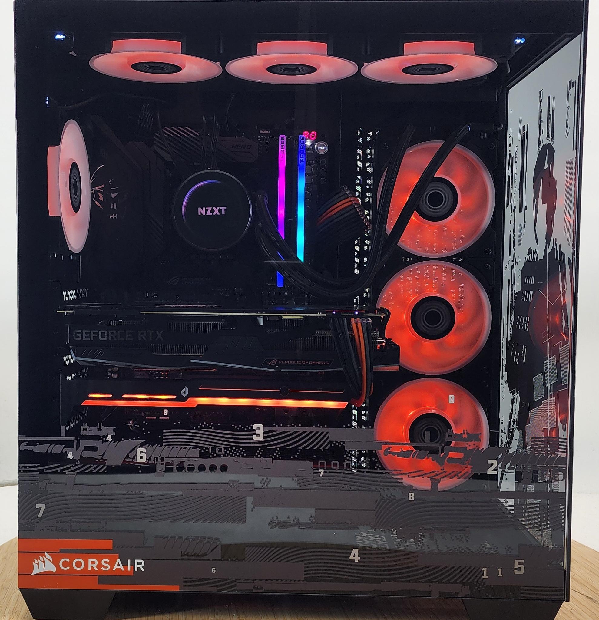 Gaming PC i7-8086K 16GB RAM 1TB SSD RTX 2080 Ti 11GB Windows 11 Computer