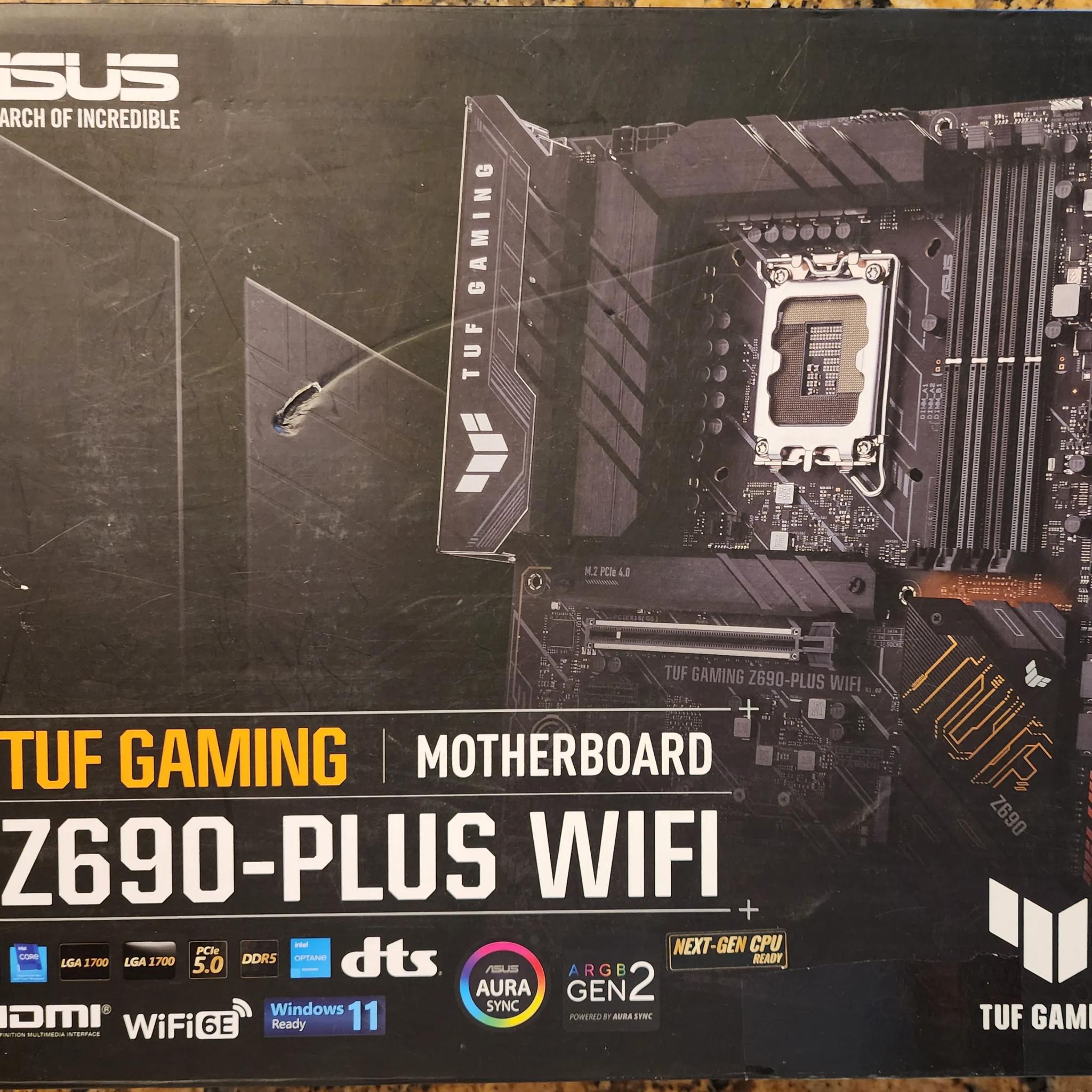 ASUS TUF Gaming Z690-Plus WiFi LGA 1700 **DDR5**