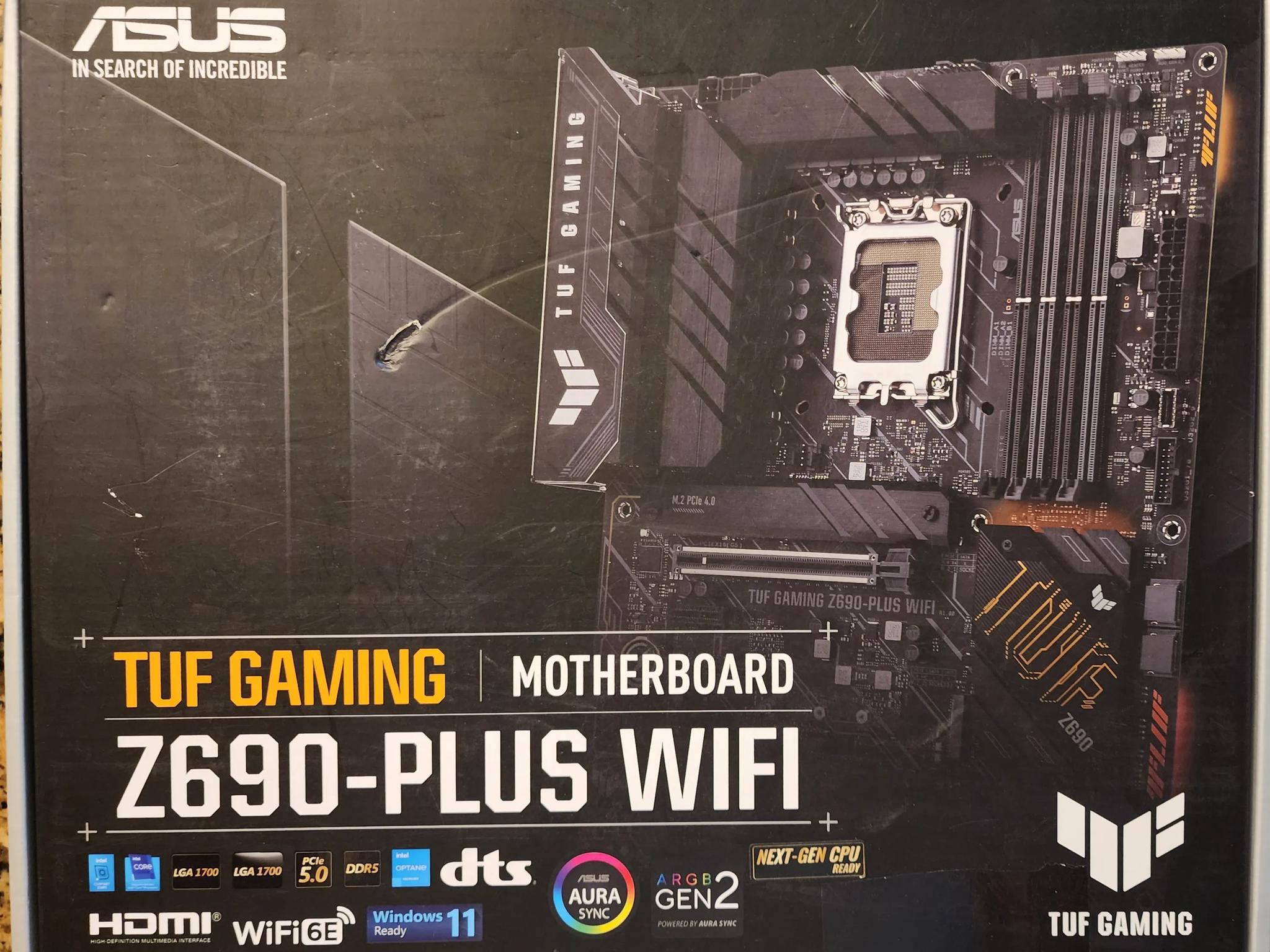 ASUS TUF Gaming Z690-Plus WiFi LGA 1700 **DDR5**