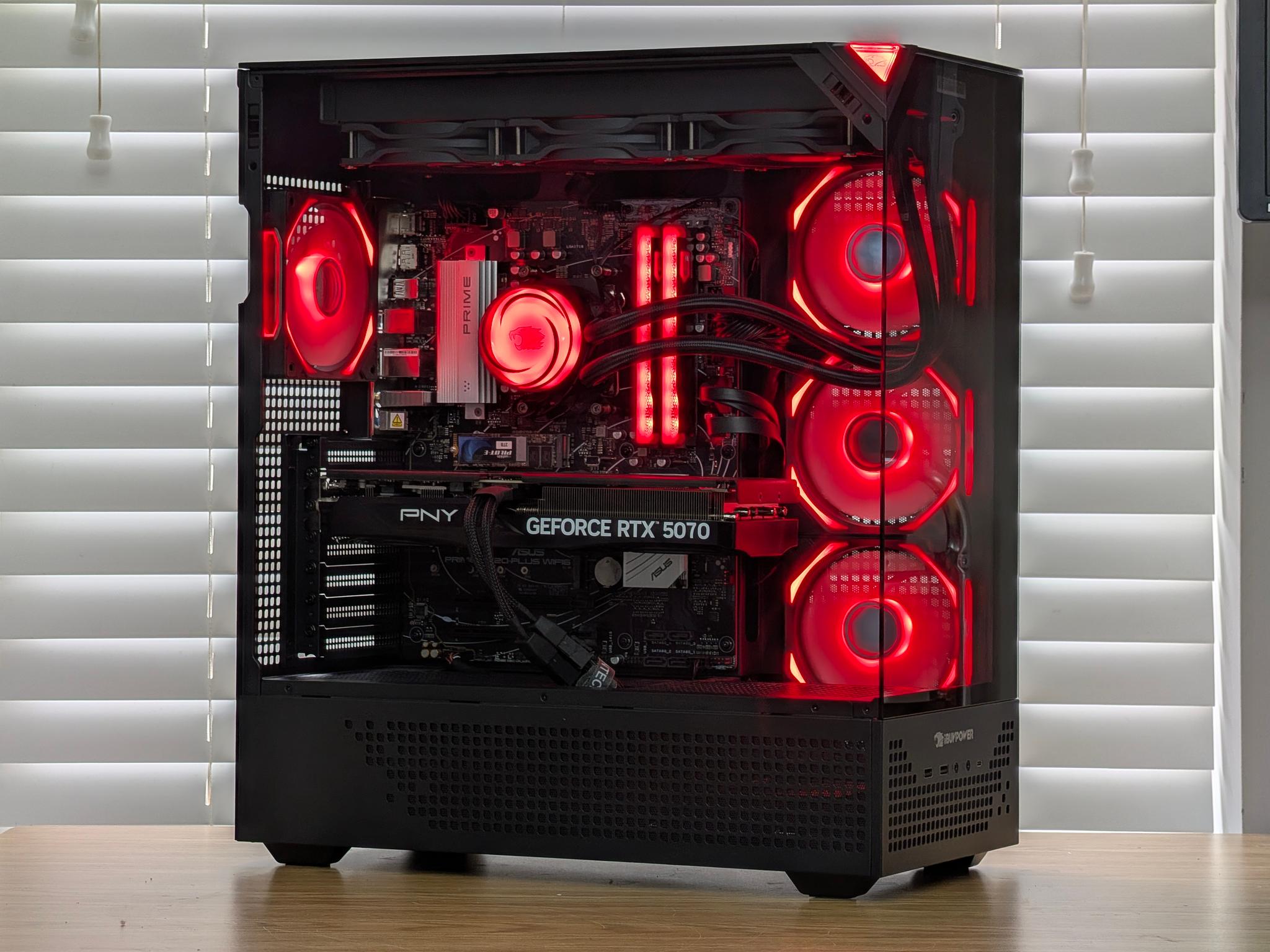 ❤️🖤Ryzen 7 7800x3D | RTX 5070 | 32GB DDR5 | 2TB SSD | Gaming PC🖤❤️
