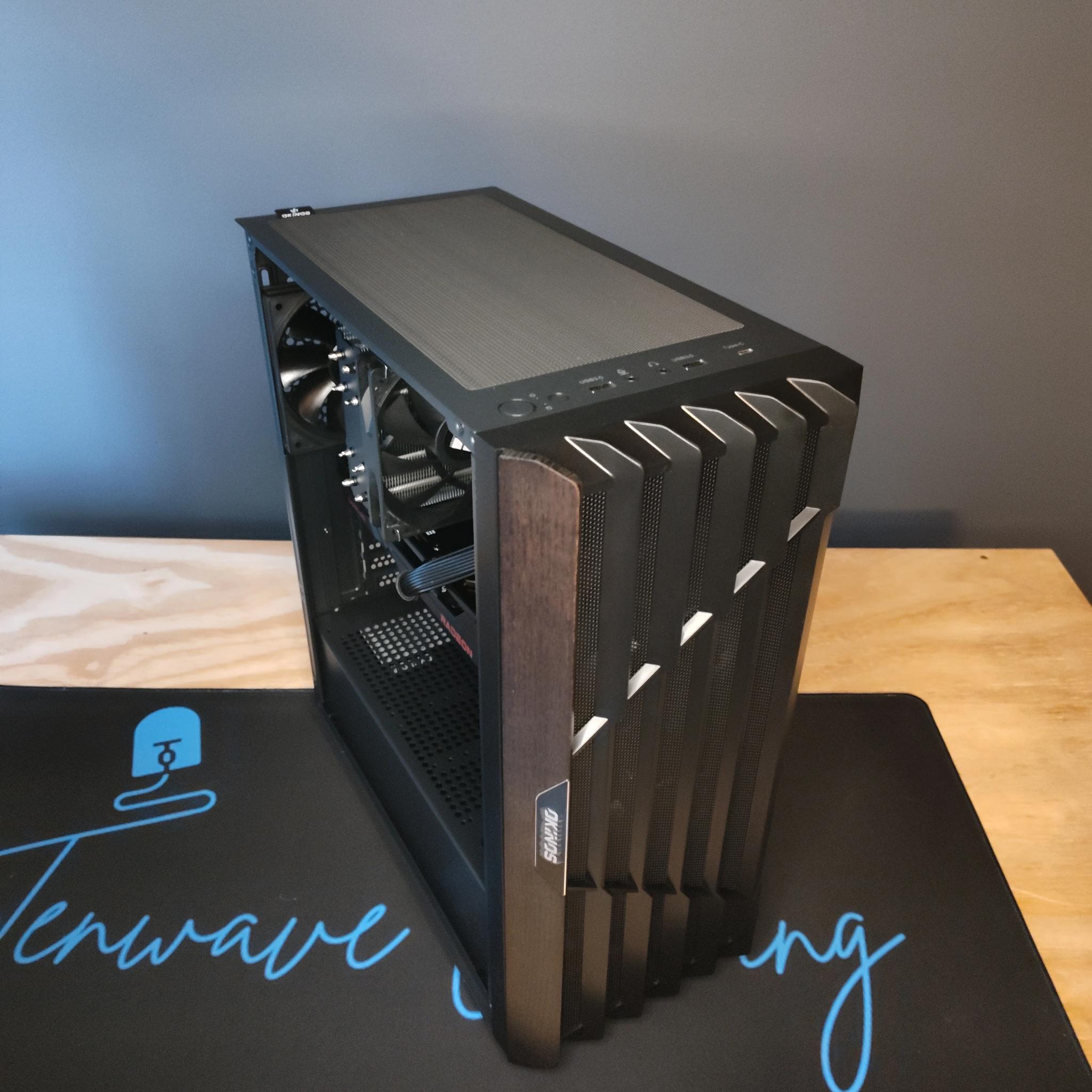 Ryzen 5 5600X | RX 6650XT | 16Gb DDR4 | 1TB NVMe | 1080p | 1440P | Blackout Gaming | Woodgrain