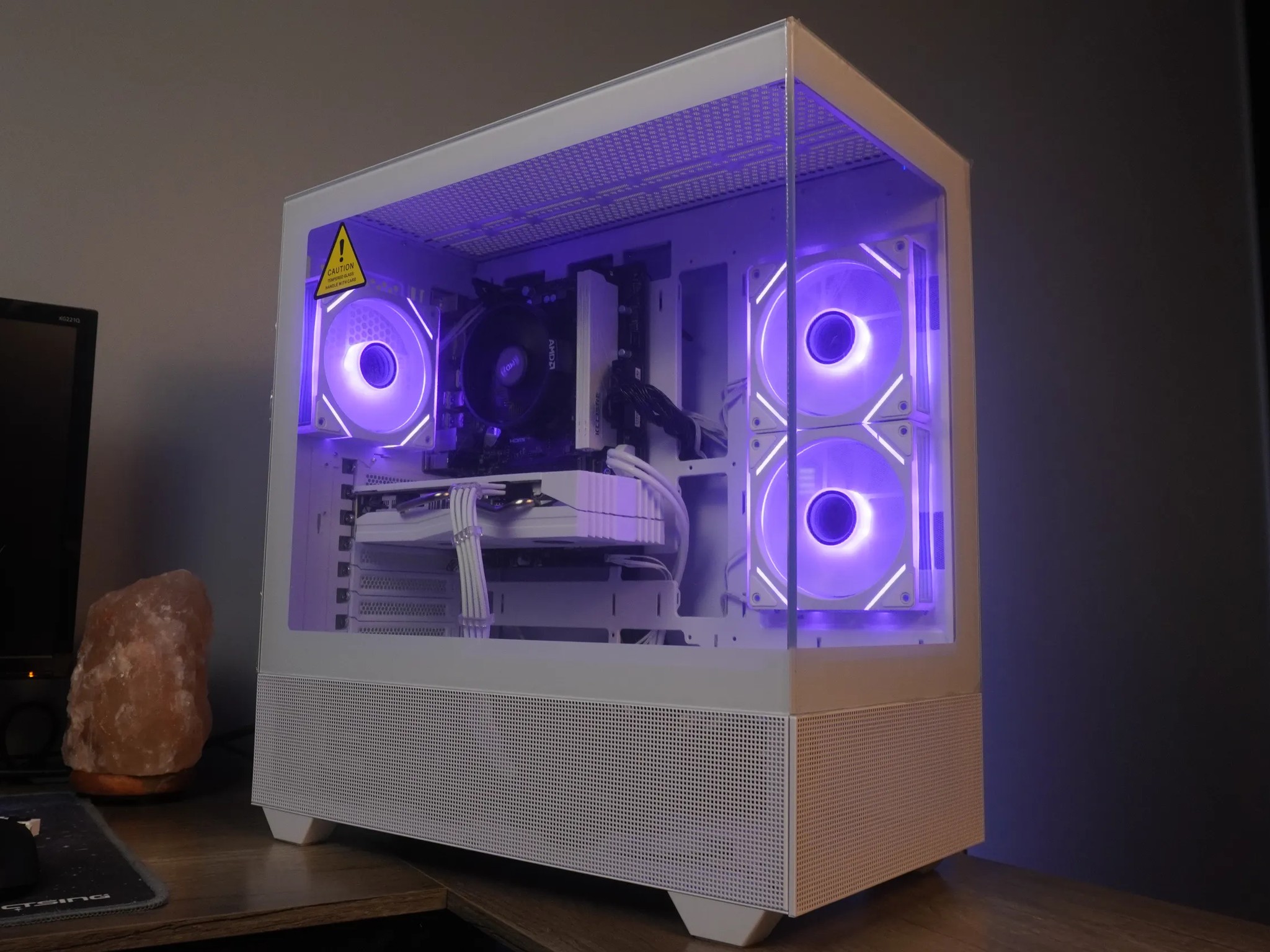 🤍ALL WHITE🤍 Starter GAMING MACHINE 🧡RX 580 2048SP 🧡 Ryzen 5 5500 | 32GB | 1TB...