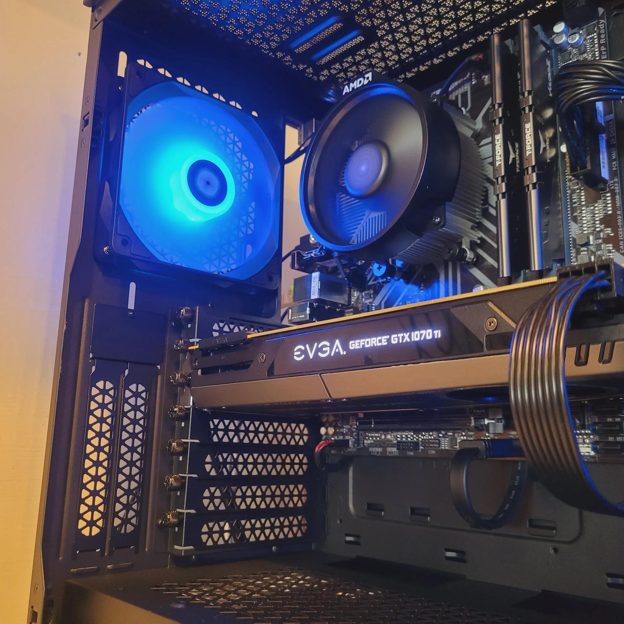 Budget RGB Ryzen GTX Gaming PC | Ryzen 5 2600 | GTX 1070ti | 16GB Ram | Budget Gaming PC Desktop