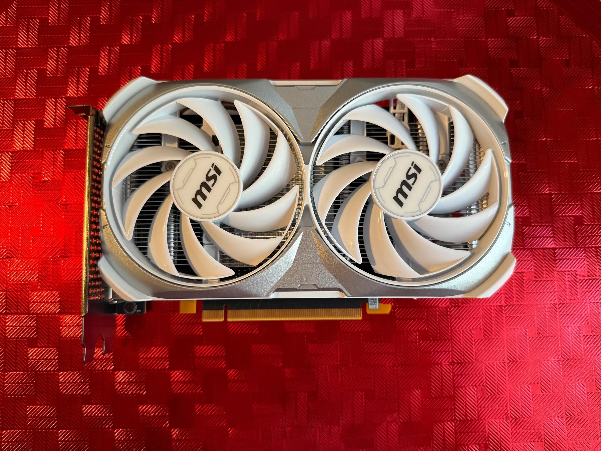 MSI GeForce RTX 4060 Ventus 2X [WHITE] 8GB GDDR6 – Gently Used