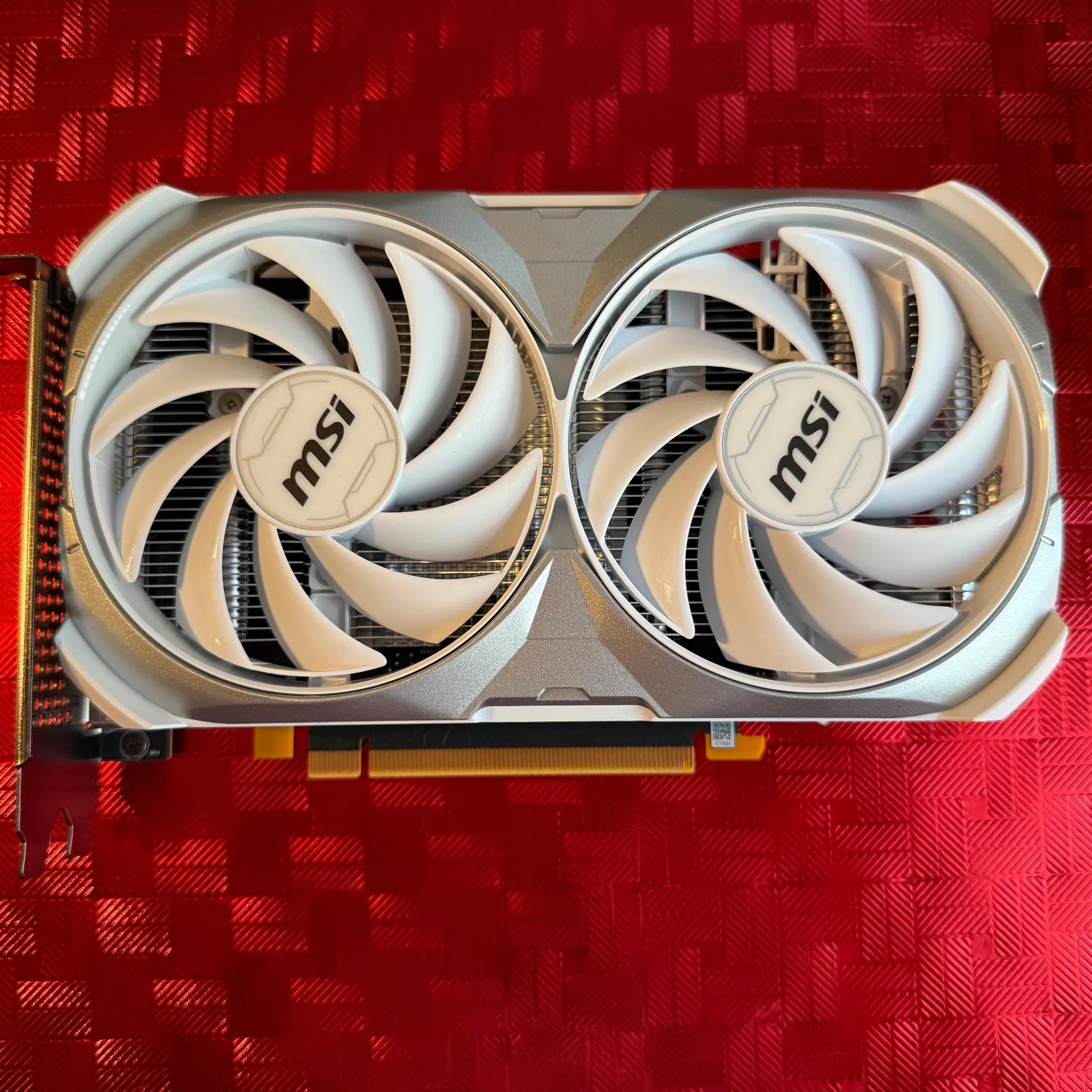 MSI GeForce RTX 4060 Ventus 2X [WHITE] 8GB GDDR6 – Gently Used