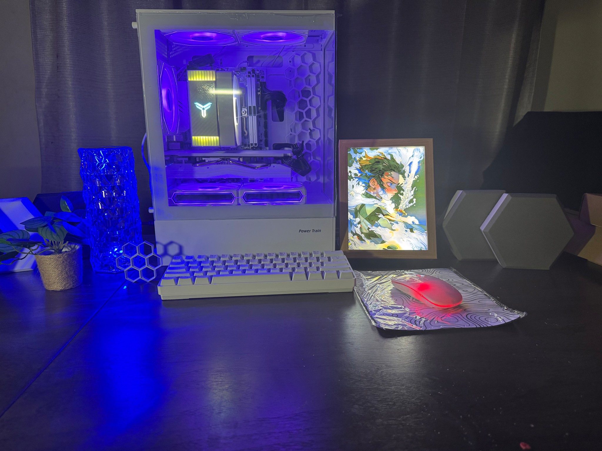 Fire Tech labs: Cool flight gaming PC AMD 5 3600X/ Radeon 580 8gb/ 512gb SSD/ 16GB DDR 4 3200