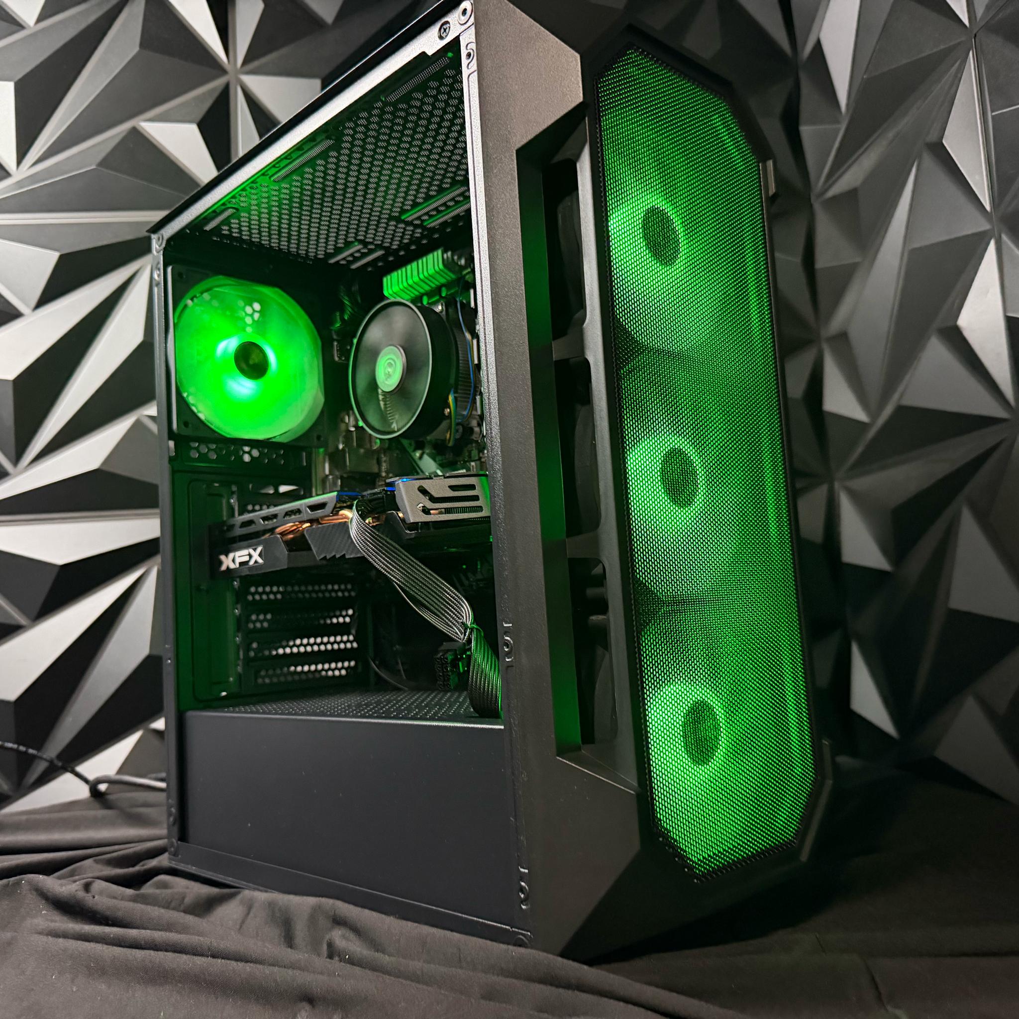 💅🔥 THE BUDGET BADDIE 🔥💅 Ryzen 5 2600| RX 580 8GB 16 GB DDR4| 512GB NVMe|650W PSU