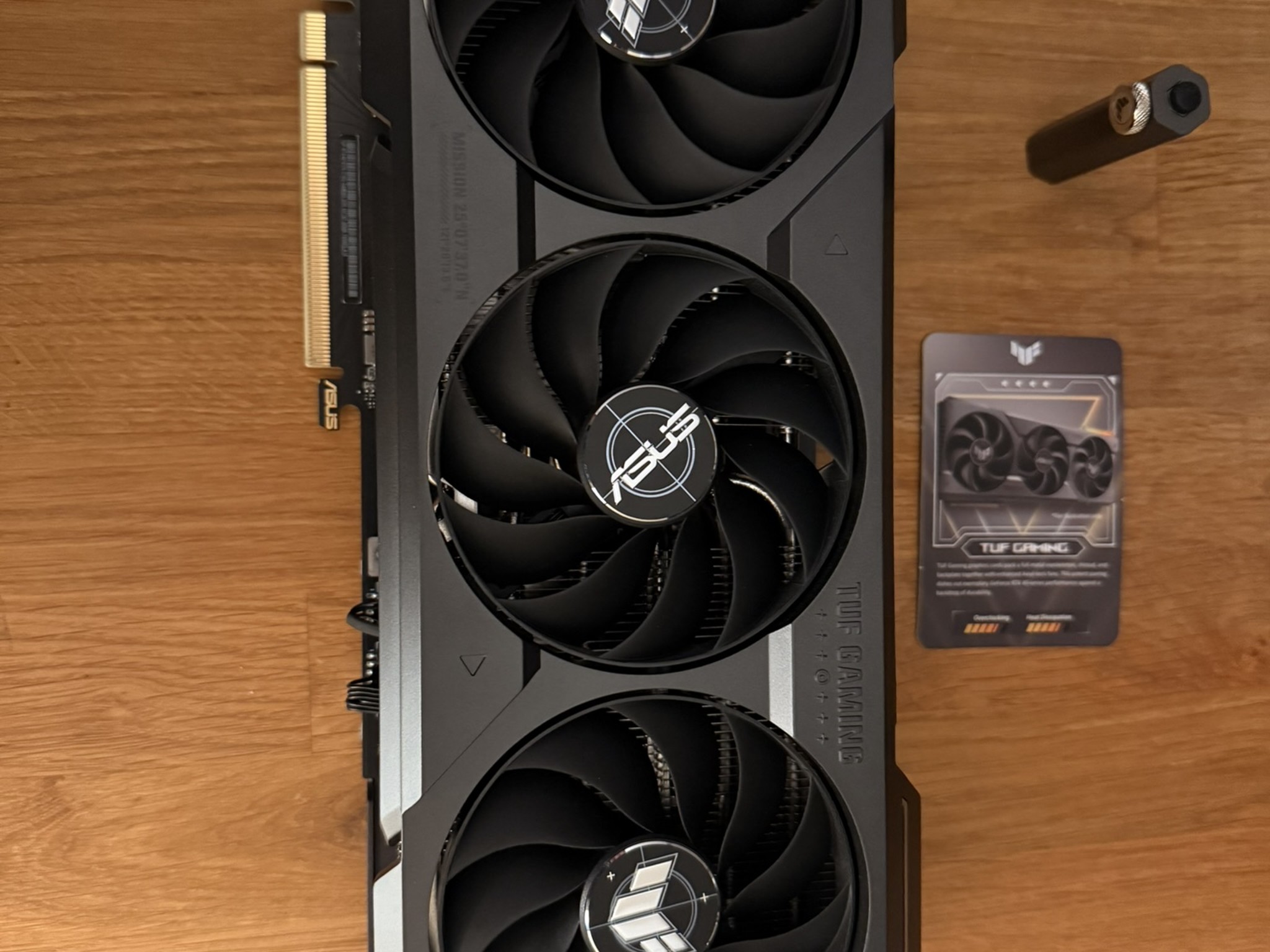 ASUS TUF Gaming NVIDIA GeForce RTX 4070 Ti SUPER OC 16 GB GDDR6X! WORKS PERFECT!