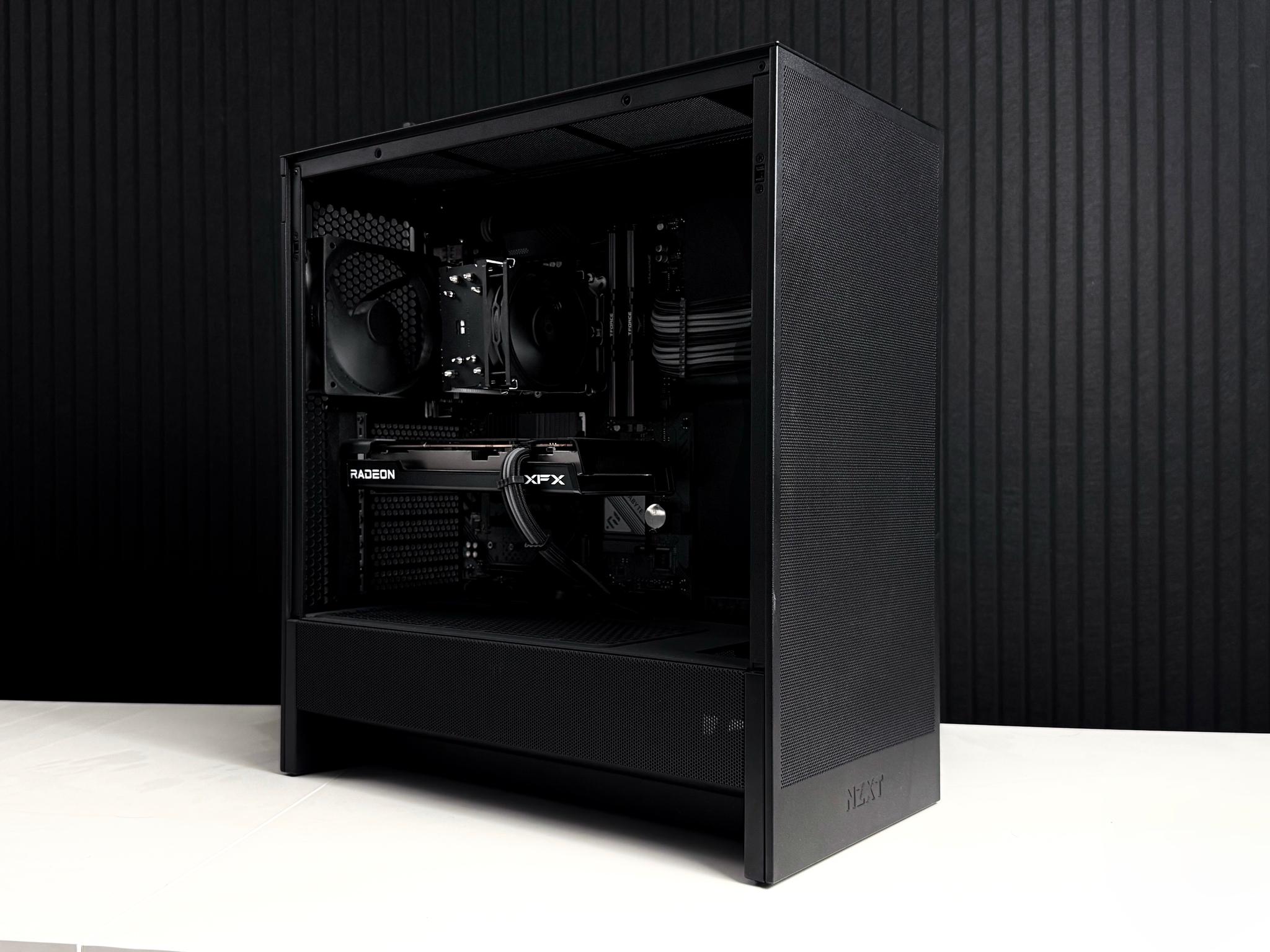 Blackout Gaming/Workstation PC | Ryzen 5600 + RX6600 | 16GB DDR4 | 1TB NVMe