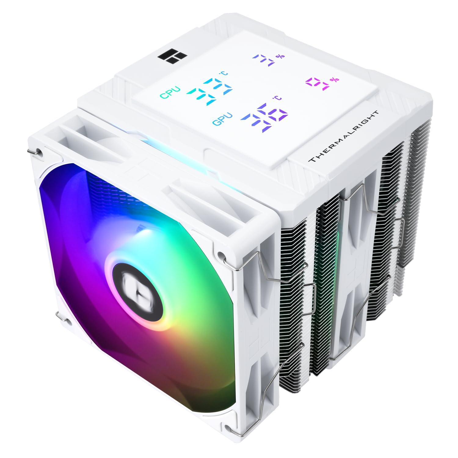 Thermalright Peerless Assassin 120 Digital ARGB 88.89 CFM White CPU Air Cooler