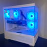 White Custom RX 580, Ryzen 5 2600 Gaming PC