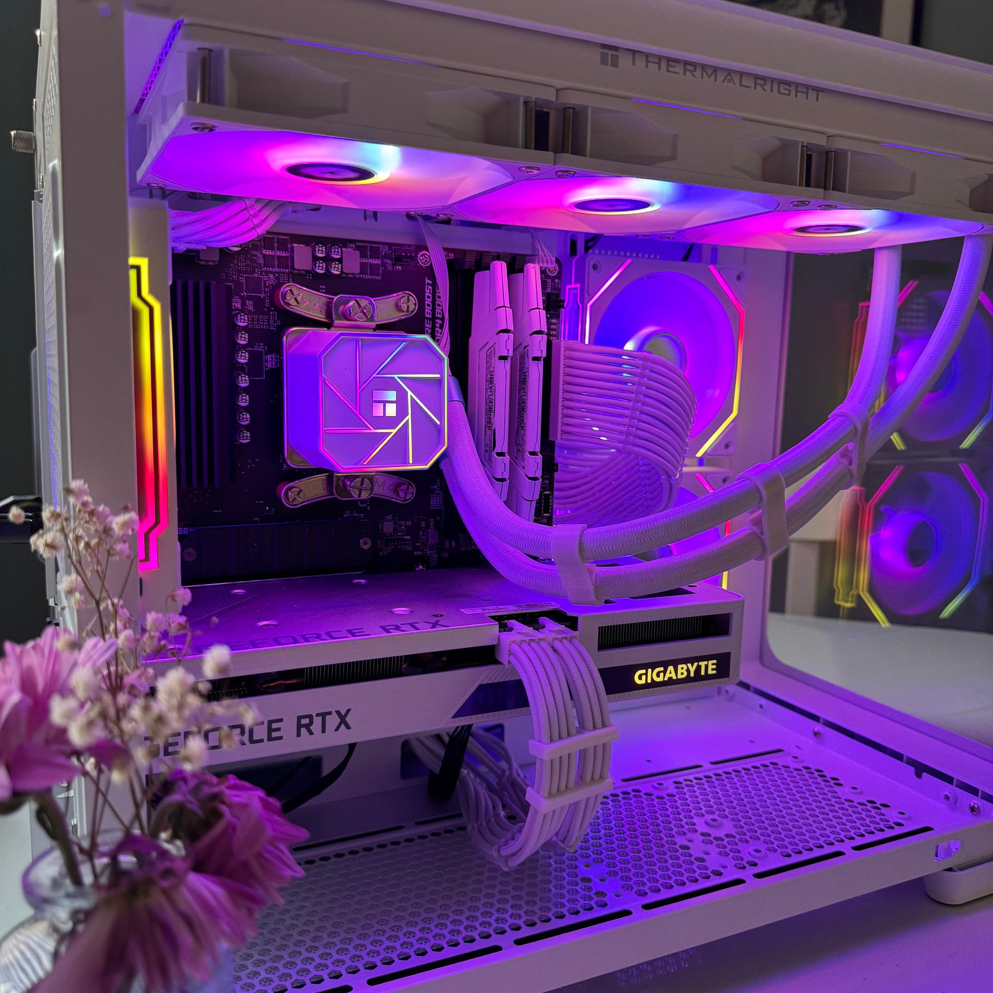 White Nova | Custom Gaming PC | 3060 TI - R5  5600G - 32GB Ram - 1 TB Nvme