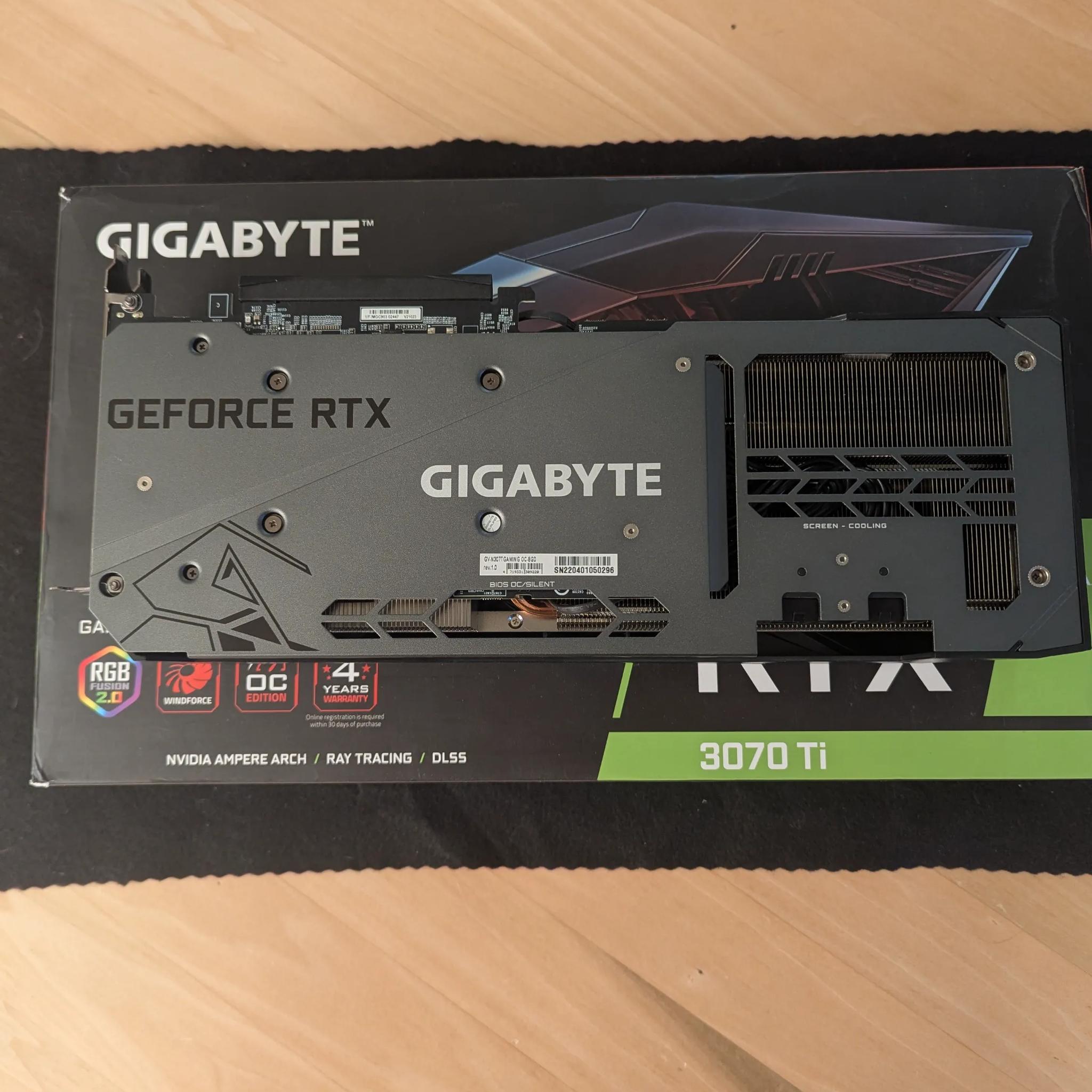 ⚡ 3070 Ti Gigabyte RTX Gaming OC – Triple Fan Powerhouse for 1440p/4K 🔹