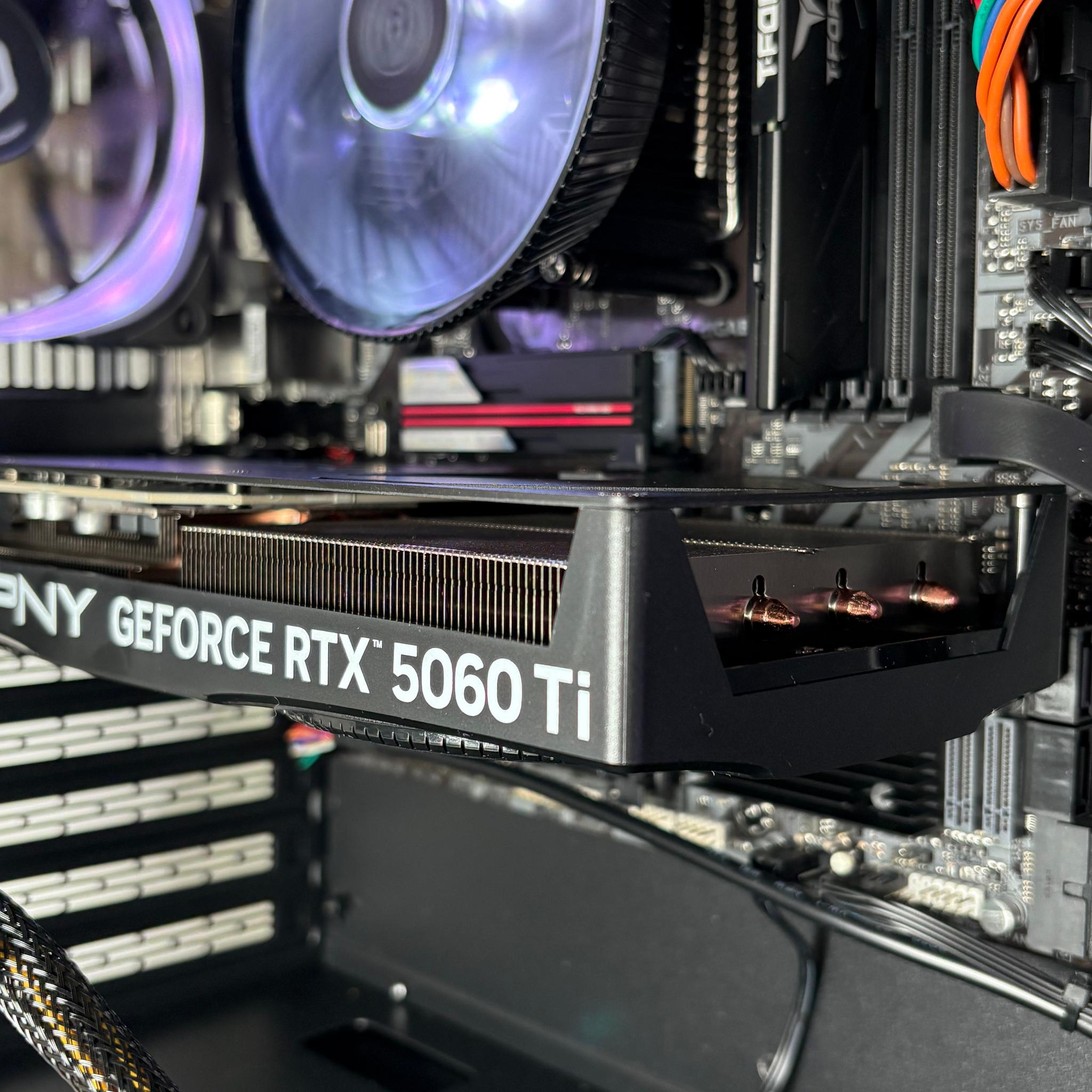 Clean White Gaming PC - Nvidia RTX 5060 Ti 16GB, AMD Ryzen 5 7600, 16GB DDR5, 1TB SSD